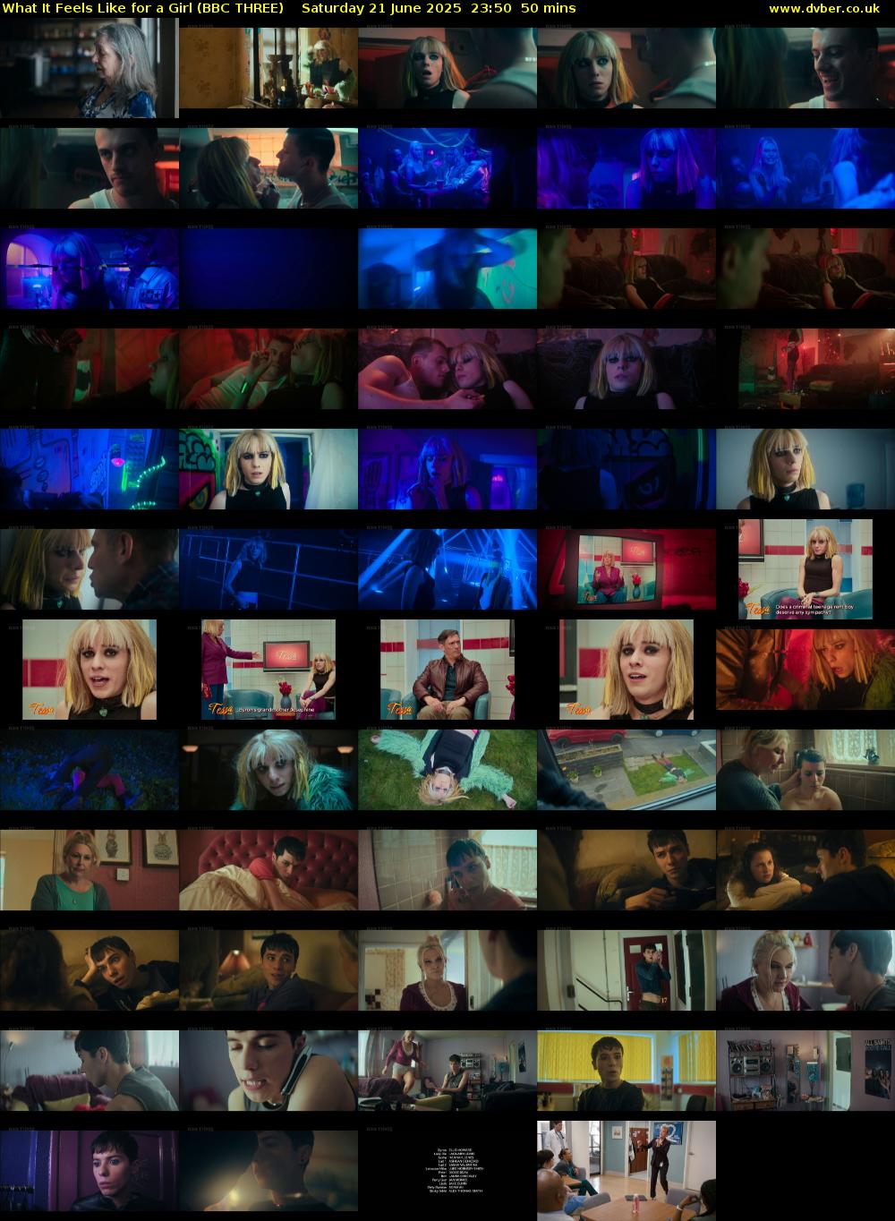 What It Feels Like for a Girl (BBC THREE) Saturday 21 June 2025 23:50 - 00:40