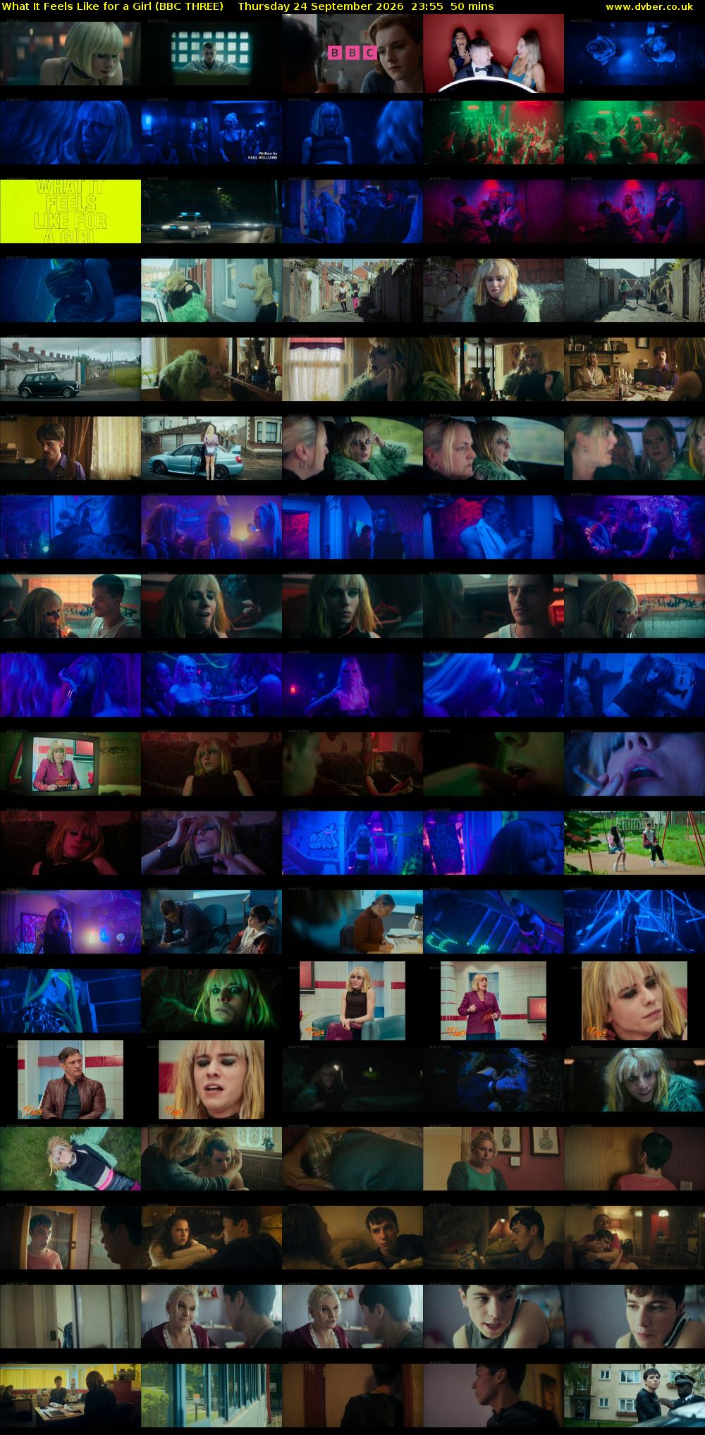 What It Feels Like for a Girl (BBC THREE) Thursday 24 September 2026 23:55 - 00:45