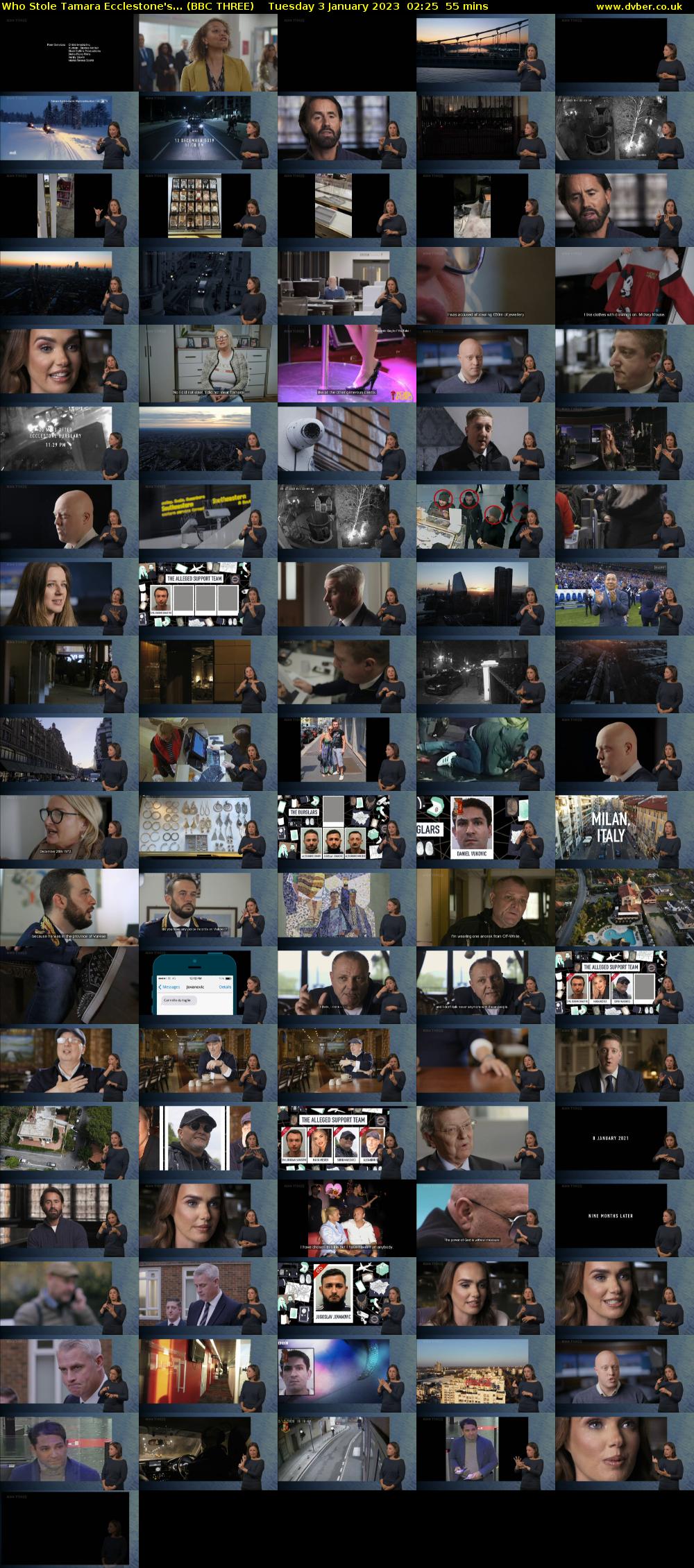 Who Stole Tamara Ecclestone's... (BBC THREE) Tuesday 3 January 2023 02:25 - 03:20