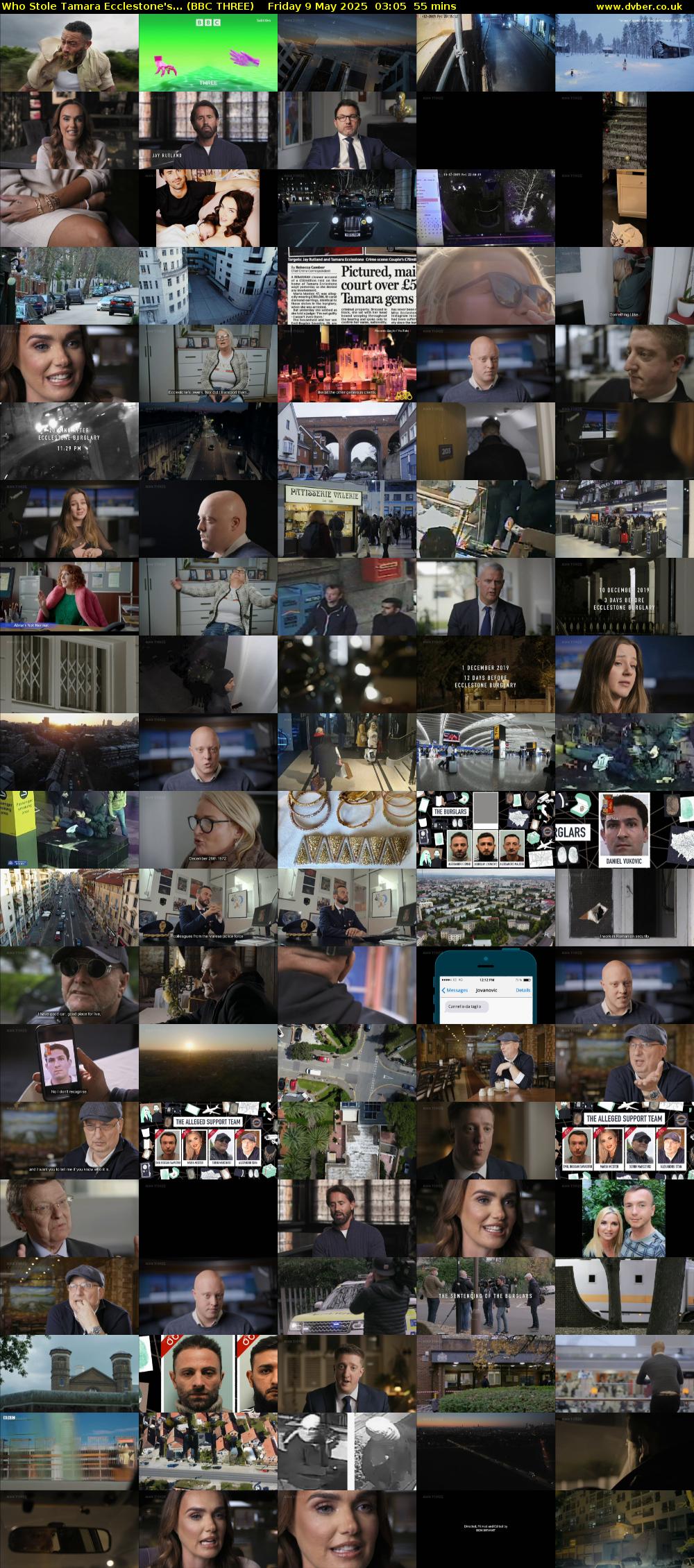 Who Stole Tamara Ecclestone's... (BBC THREE) Friday 9 May 2025 03:05 - 04:00