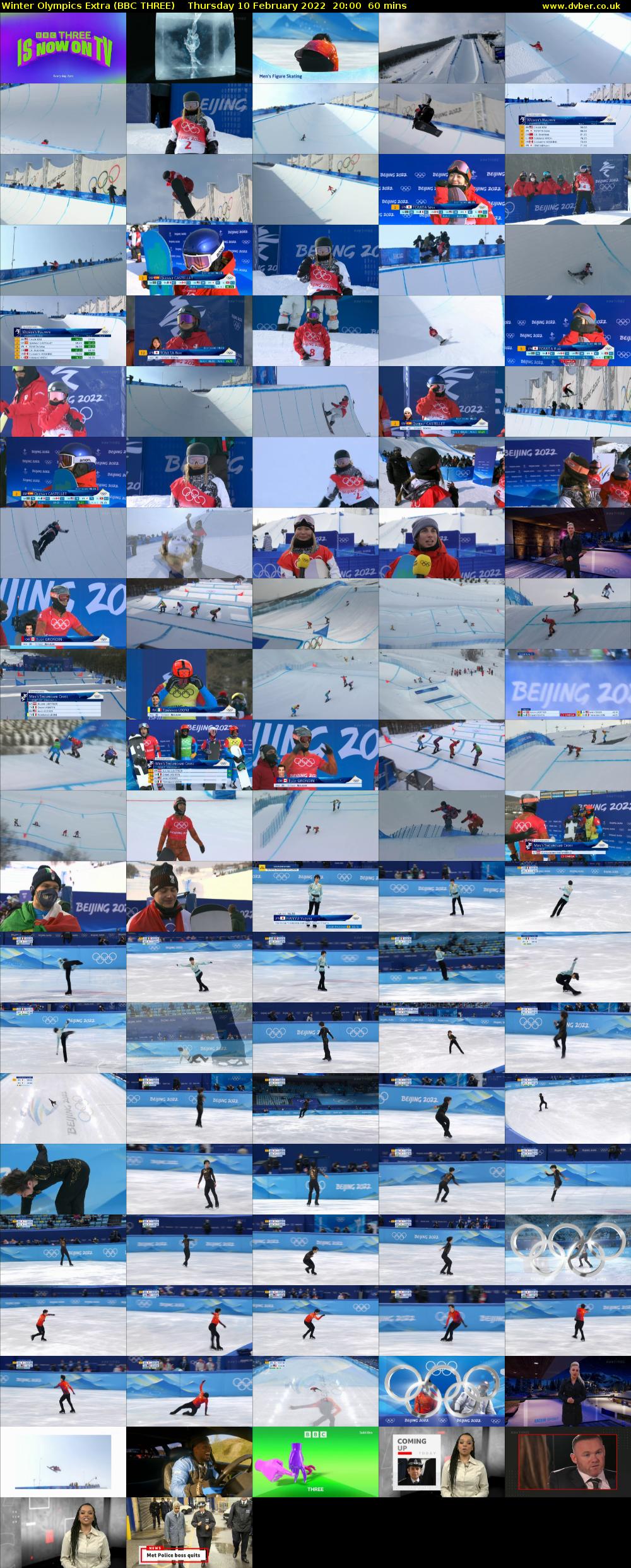 Winter Olympics Extra (BBC THREE) Thursday 10 February 2022 20:00 - 21:00