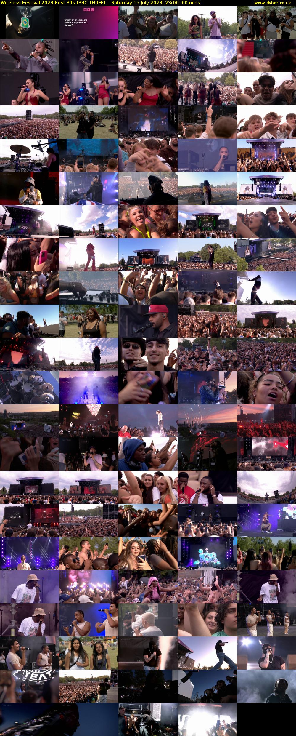 Wireless Festival 2023 Best Bits (BBC THREE) Saturday 15 July 2023 23:00 - 00:00
