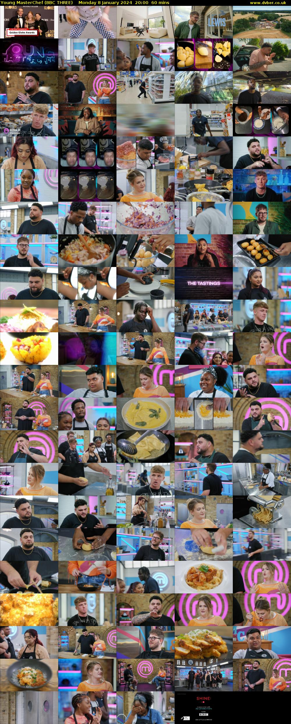 Young MasterChef (BBC THREE) Monday 8 January 2024 20:00 - 21:00