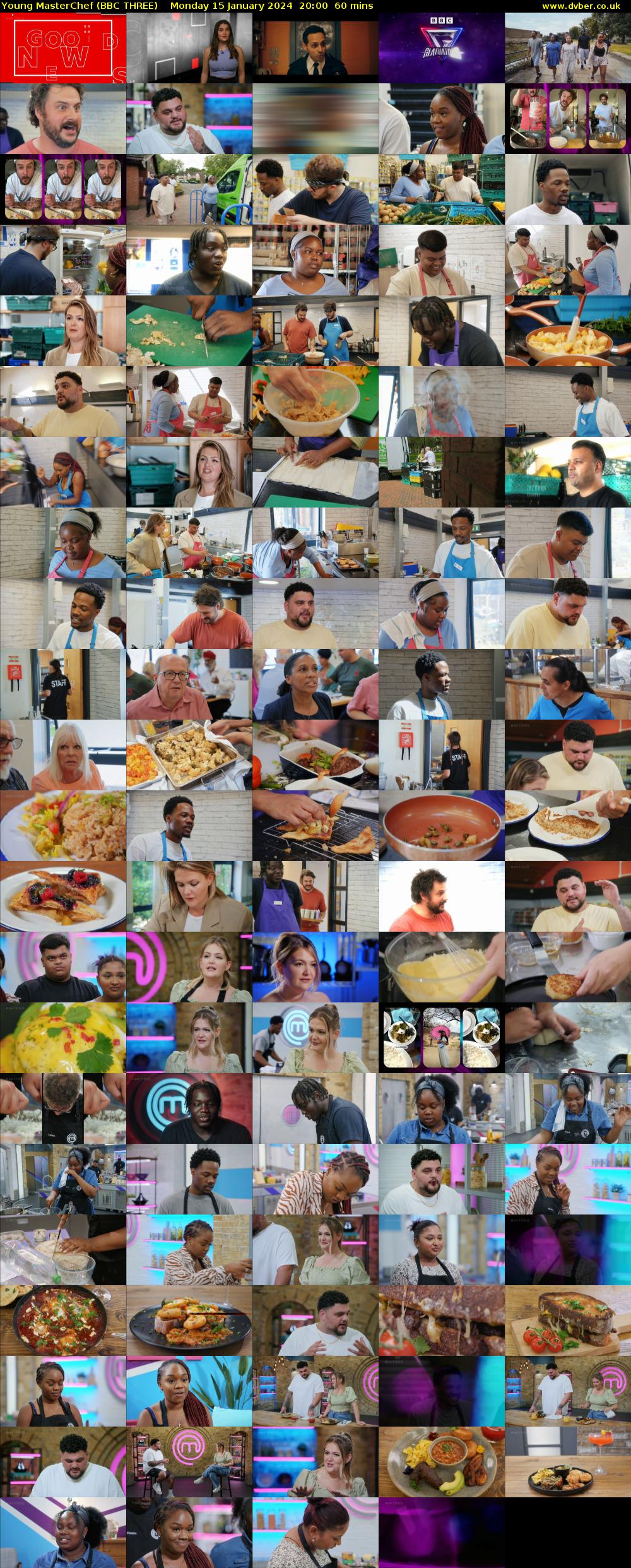 Young MasterChef (BBC THREE) Monday 15 January 2024 20:00 - 21:00