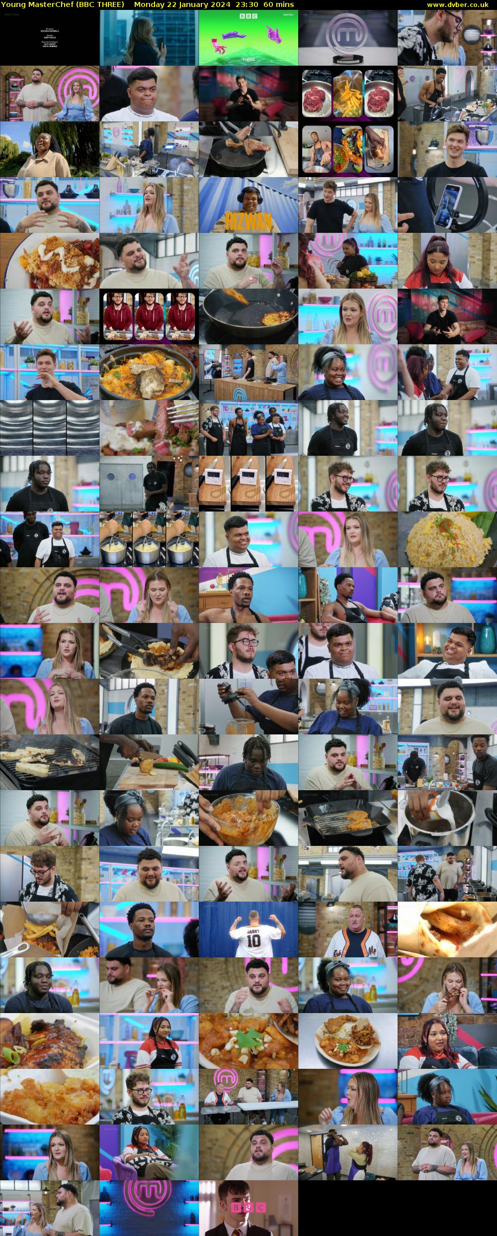 Young MasterChef (BBC THREE) Monday 22 January 2024 23:30 - 00:30