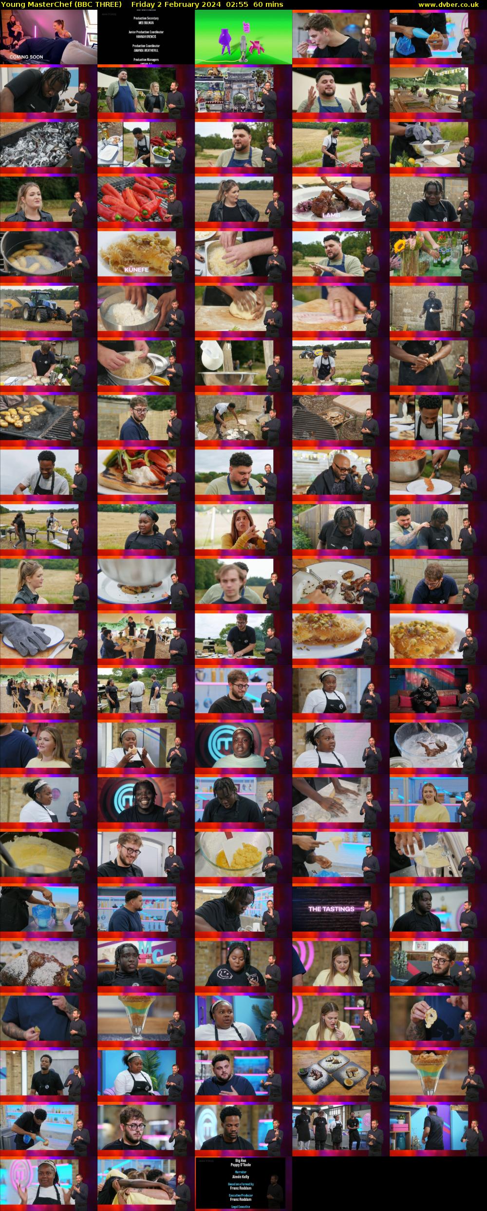 Young MasterChef (BBC THREE) Friday 2 February 2024 02:55 - 03:55
