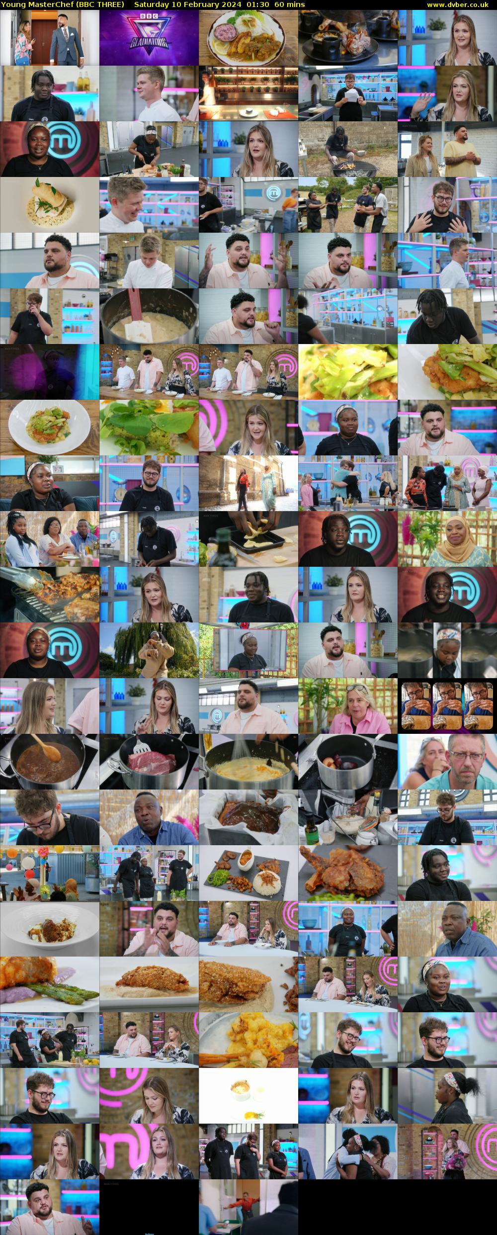 Young MasterChef (BBC THREE) Saturday 10 February 2024 01:30 - 02:30
