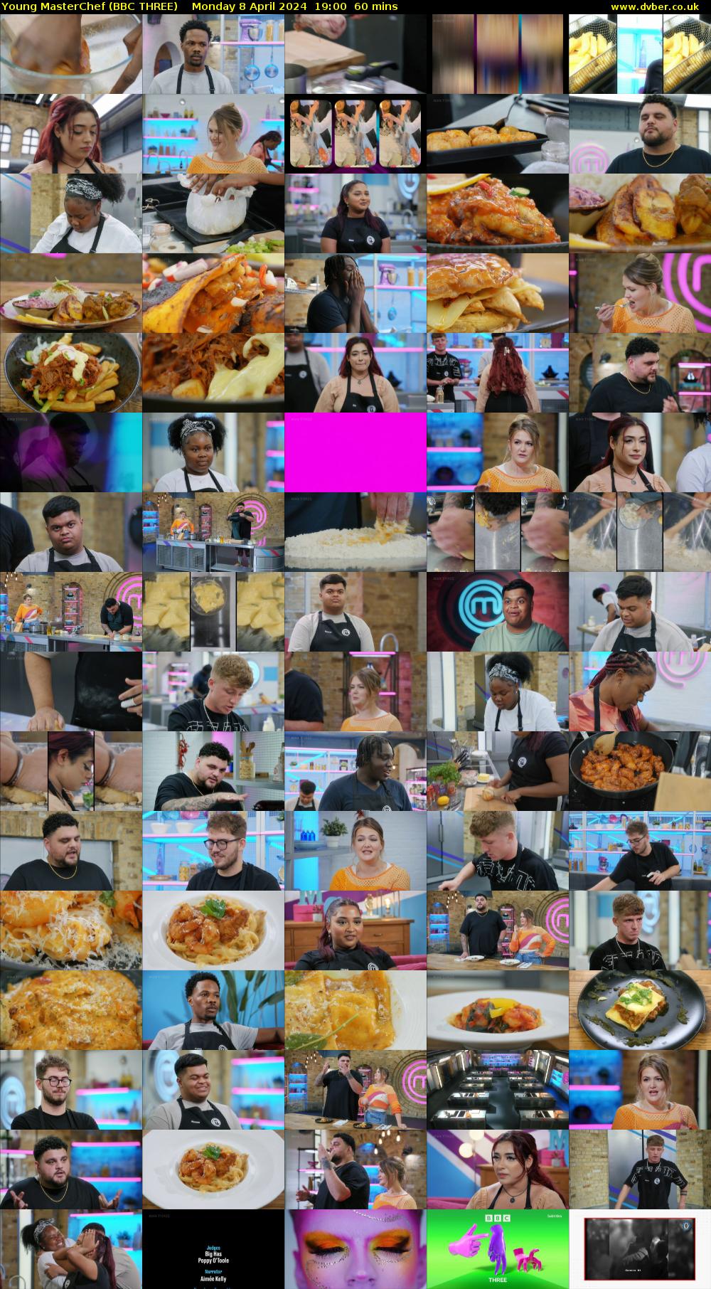 Young MasterChef (BBC THREE) Monday 8 April 2024 19:00 - 20:00