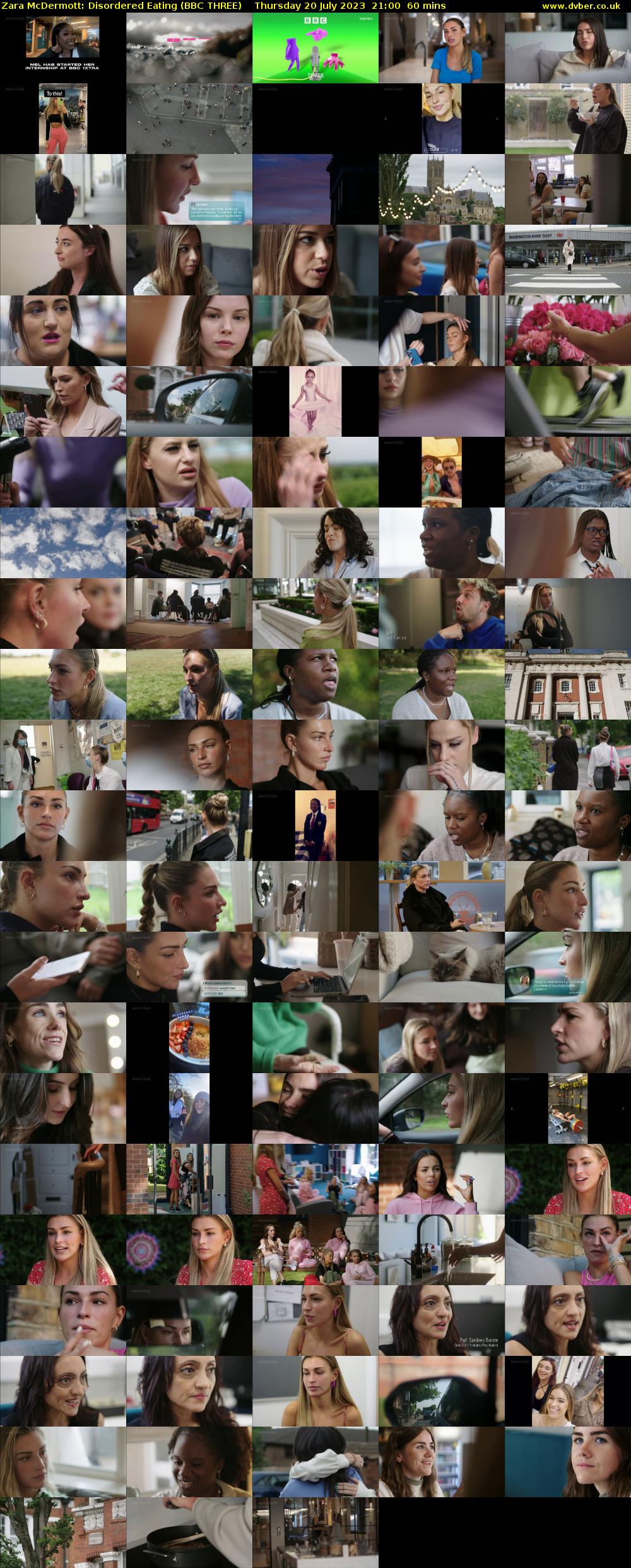 Zara McDermott: Disordered Eating (BBC THREE) Thursday 20 July 2023 21:00 - 22:00