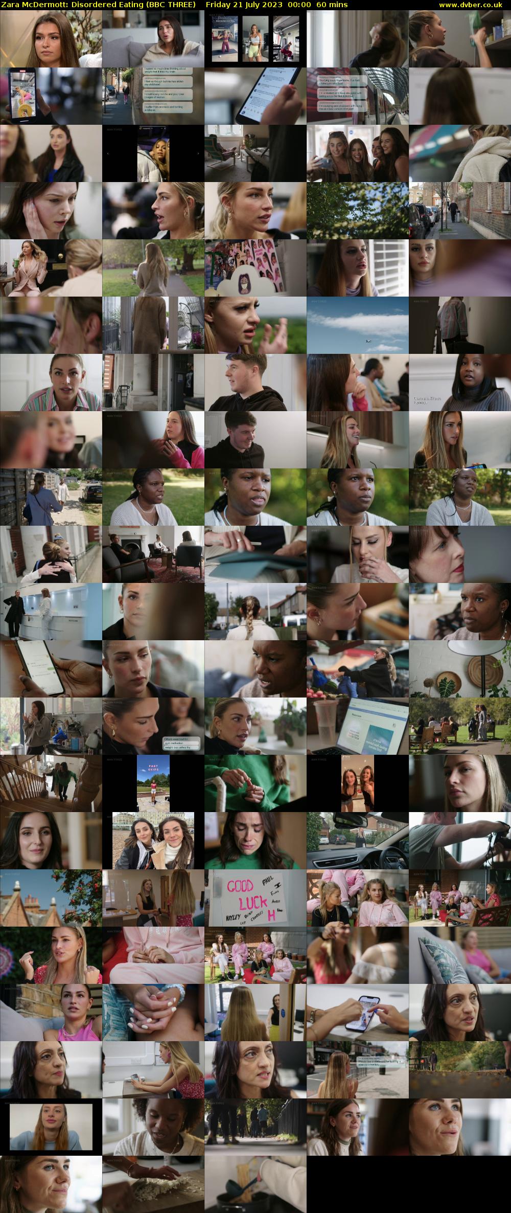 Zara McDermott: Disordered Eating (BBC THREE) Friday 21 July 2023 00:00 - 01:00