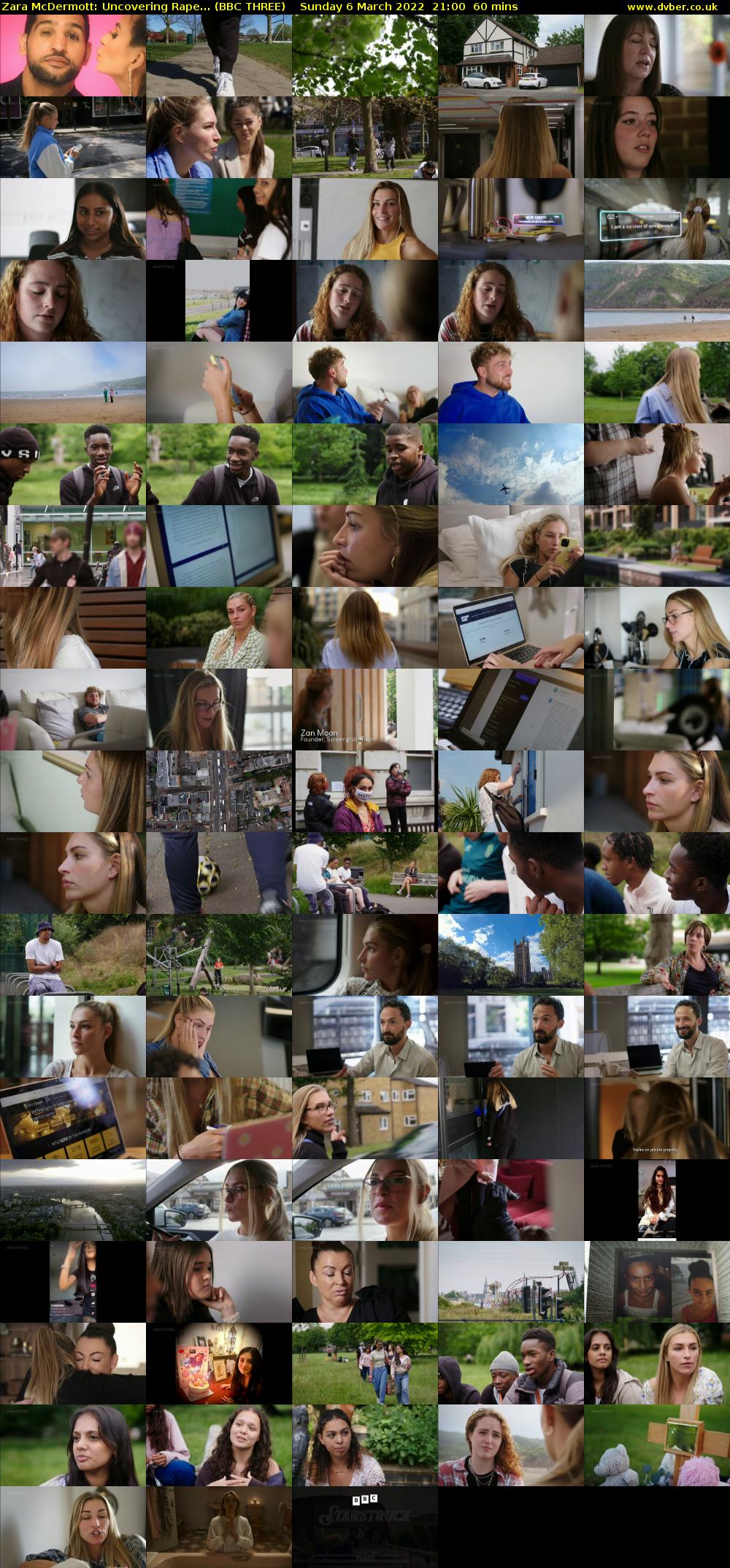 Zara McDermott: Uncovering Rape... (BBC THREE) Sunday 6 March 2022 21:00 - 22:00
