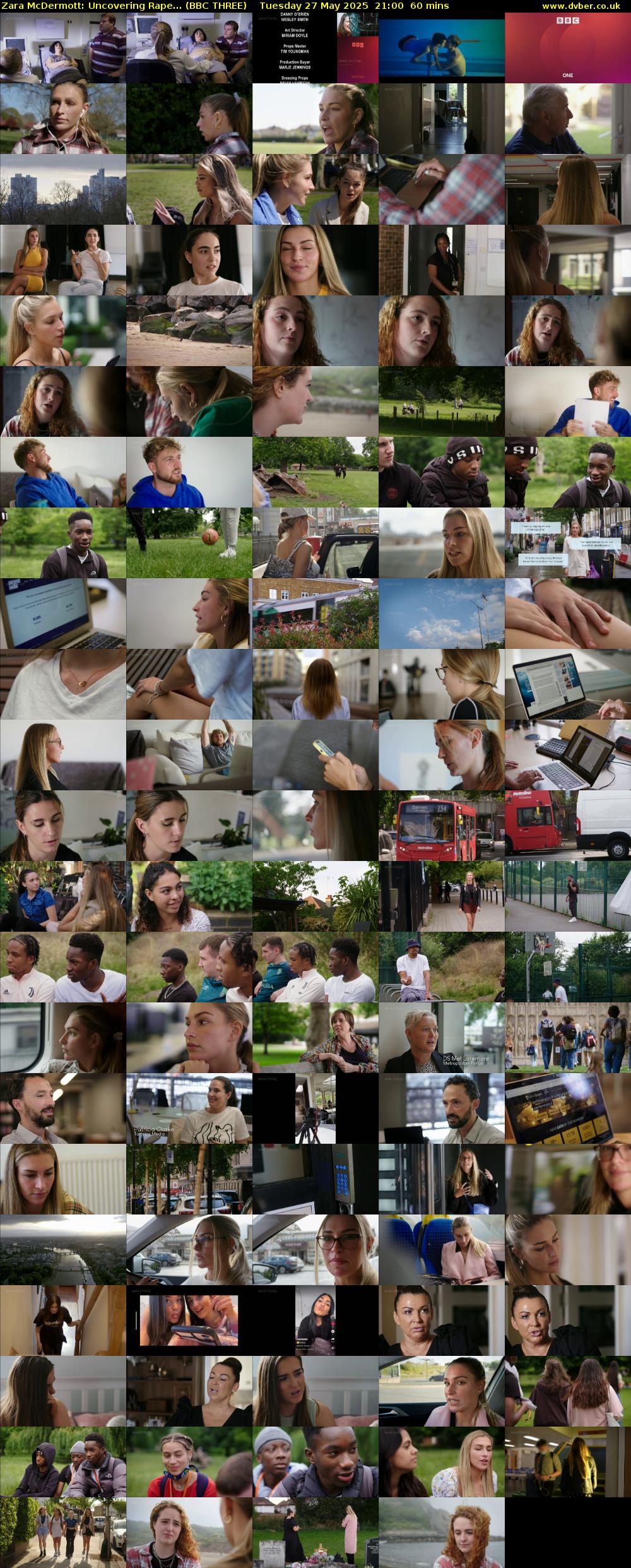 Zara McDermott: Uncovering Rape... (BBC THREE) Tuesday 27 May 2025 21:00 - 22:00