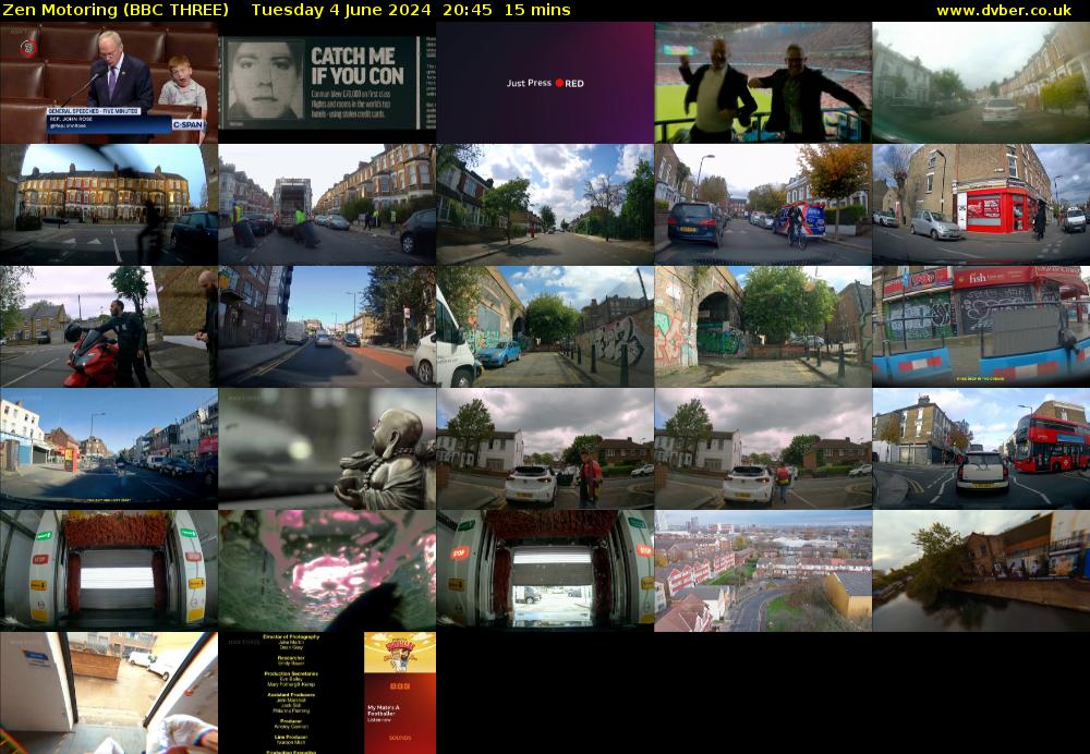 Zen Motoring (BBC THREE) Tuesday 4 June 2024 20:45 - 21:00