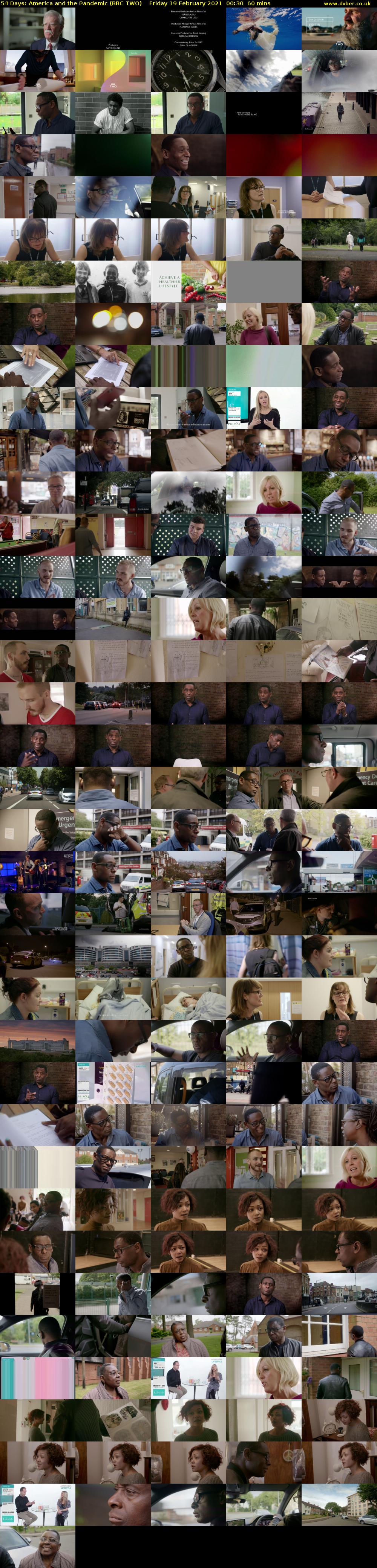 54 Days: America and the Pandemic (BBC TWO) Friday 19 February 2021 00:30 - 01:30