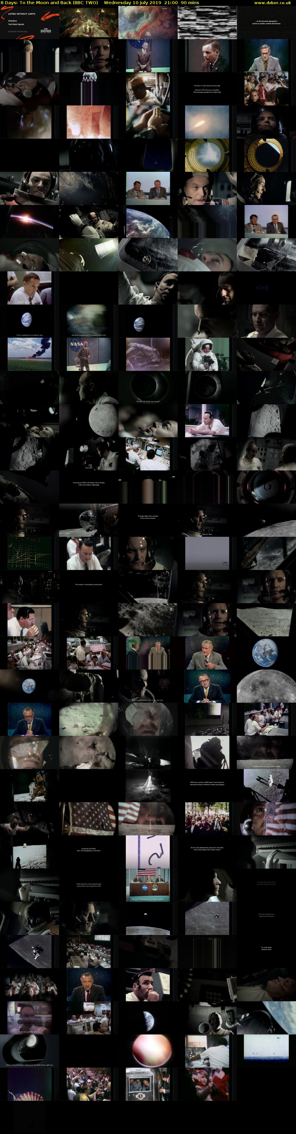 8 Days: To the Moon and Back (BBC TWO) Wednesday 10 July 2019 21:00 - 22:30