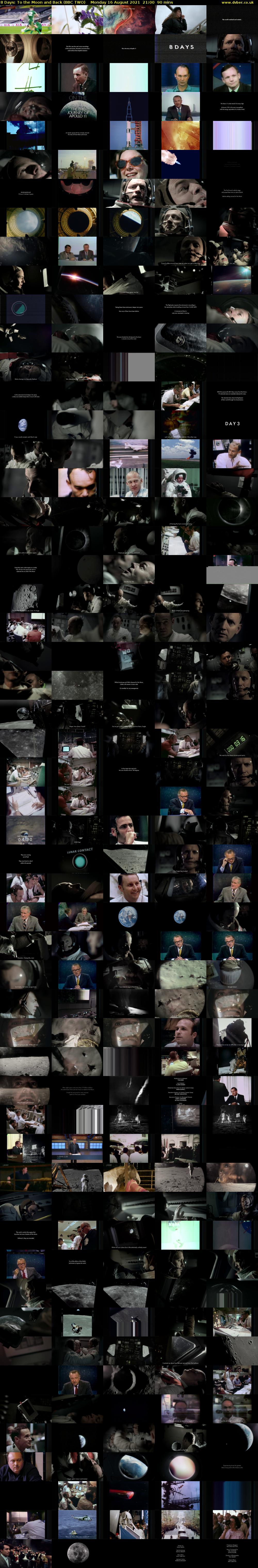 8 Days: To the Moon and Back (BBC TWO) Monday 16 August 2021 21:00 - 22:30