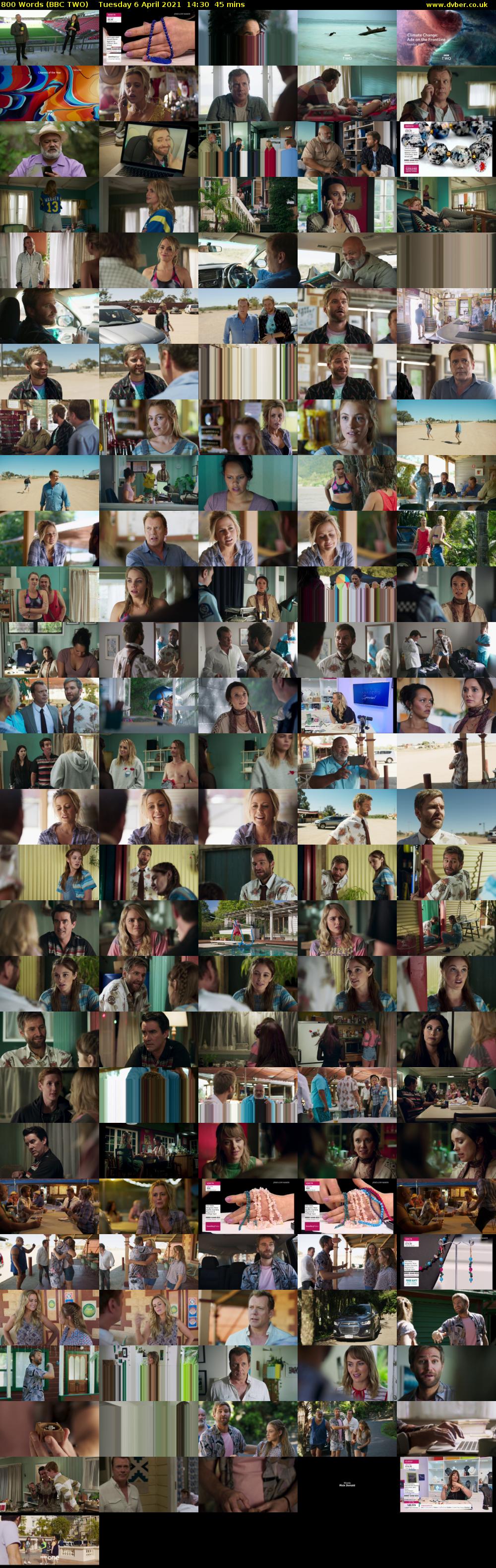 800 Words (BBC TWO) Tuesday 6 April 2021 14:30 - 15:15