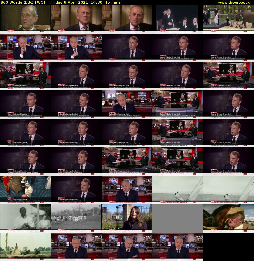 800 Words (BBC TWO) Friday 9 April 2021 14:30 - 15:15