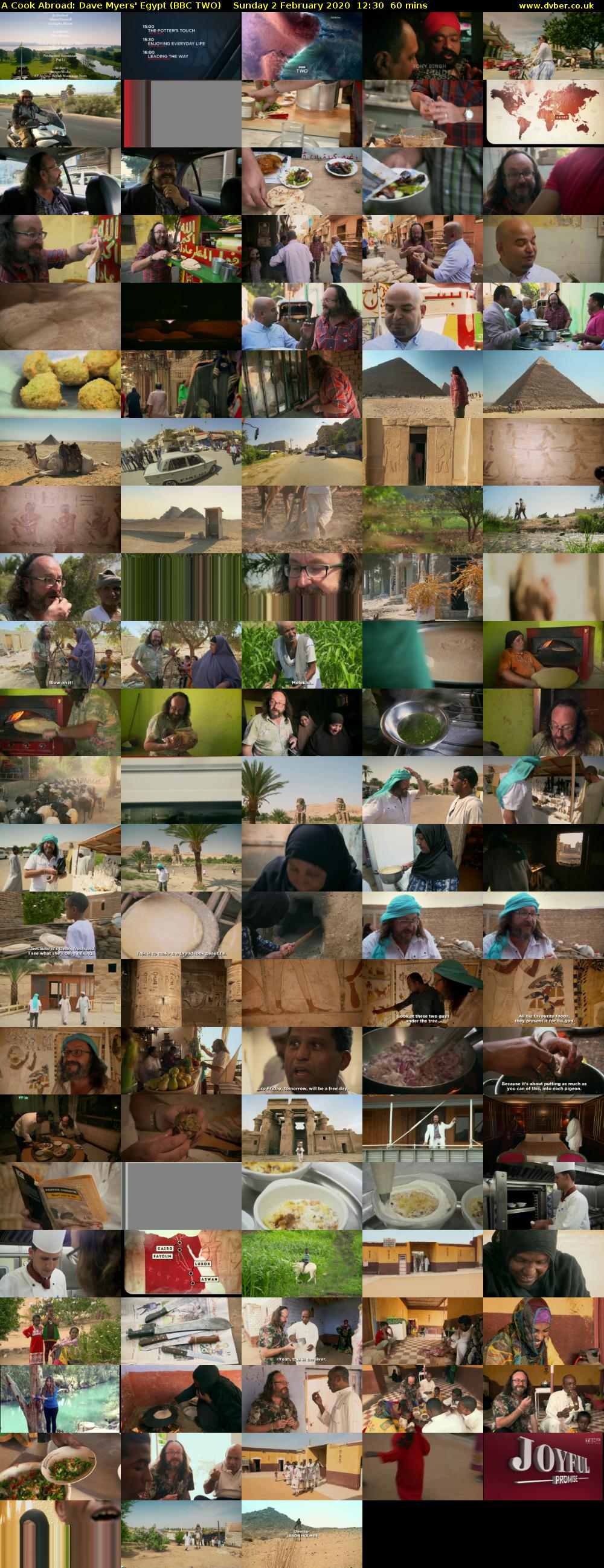 A Cook Abroad: Dave Myers' Egypt (BBC TWO) Sunday 2 February 2020 12:30 - 13:30