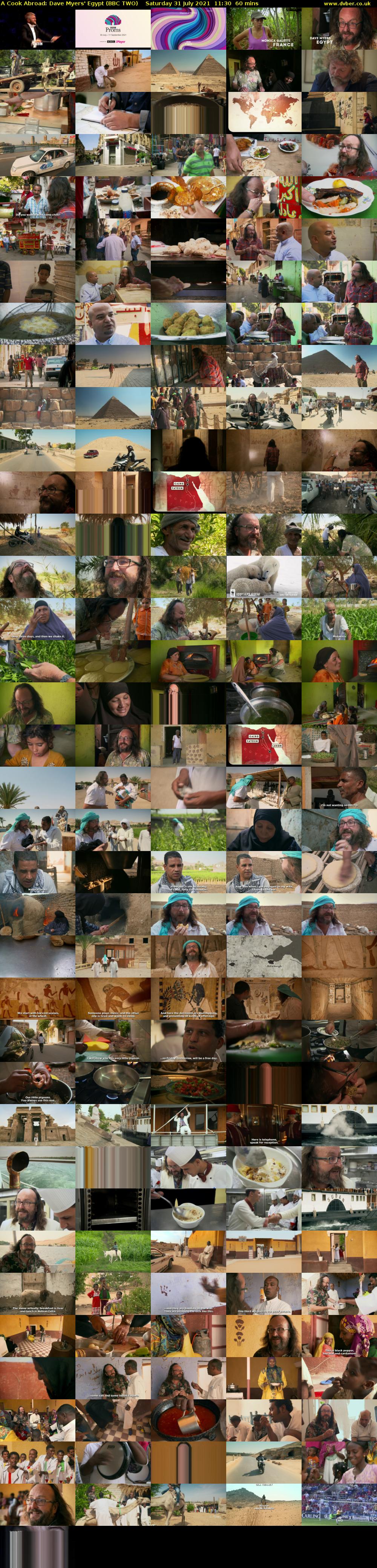 A Cook Abroad: Dave Myers' Egypt (BBC TWO) Saturday 31 July 2021 11:30 - 12:30