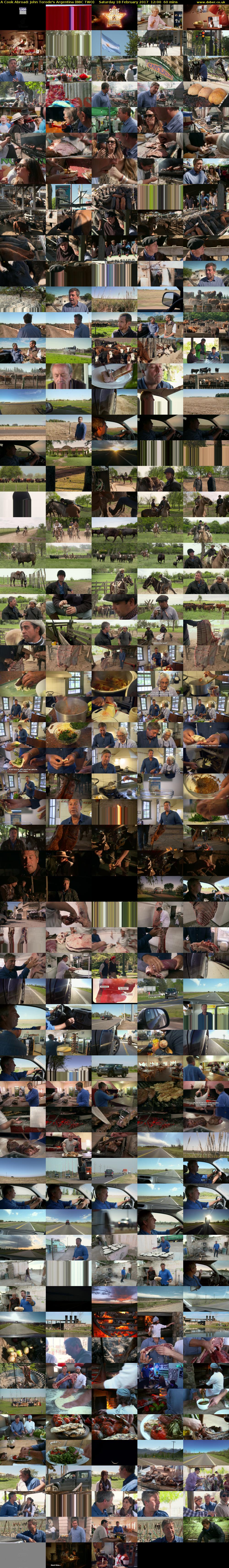 A Cook Abroad: John Torode's Argentina (BBC TWO) Saturday 18 February 2017 12:00 - 13:00