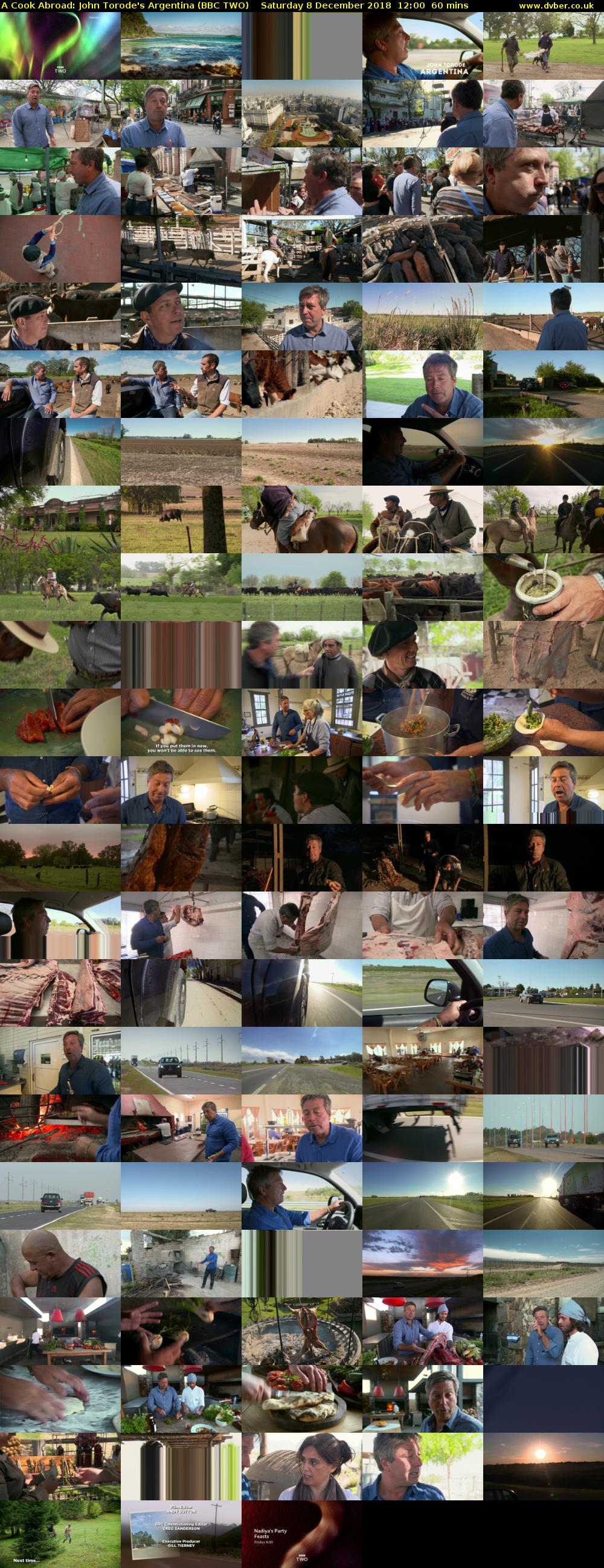 A Cook Abroad: John Torode's Argentina (BBC TWO) Saturday 8 December 2018 12:00 - 13:00
