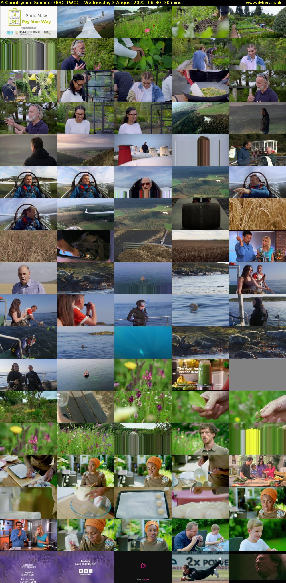 A Countryside Summer (BBC TWO) Wednesday 3 August 2022 06:30 - 07:00