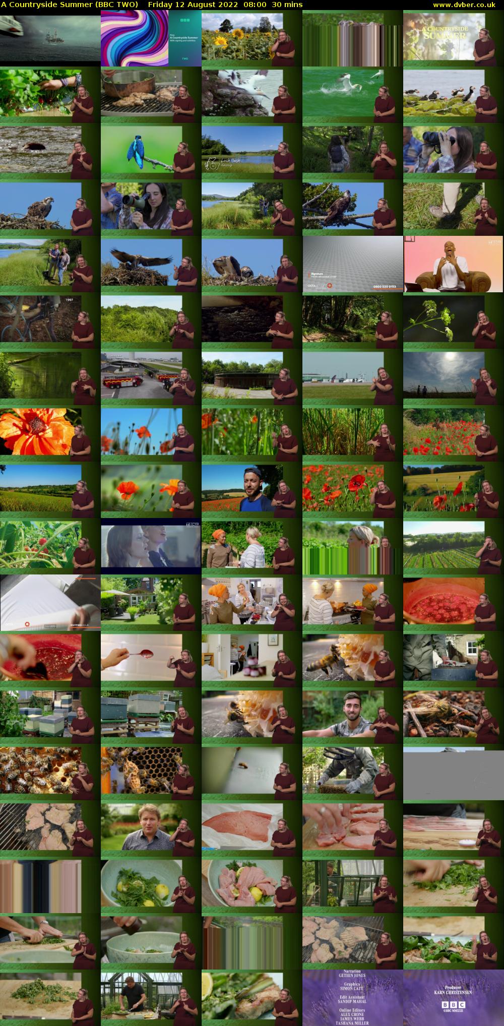 A Countryside Summer (BBC TWO) Friday 12 August 2022 08:00 - 08:30