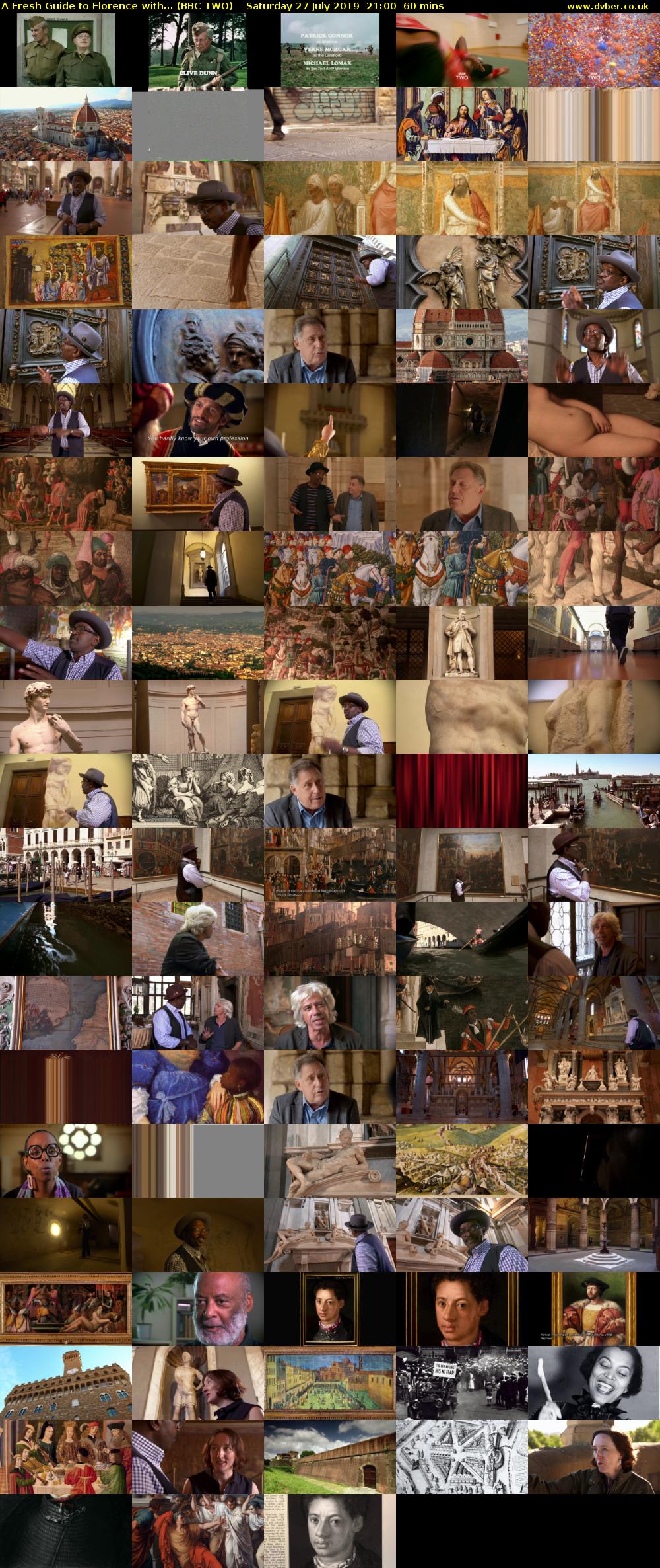 A Fresh Guide to Florence with... (BBC TWO) Saturday 27 July 2019 21:00 - 22:00
