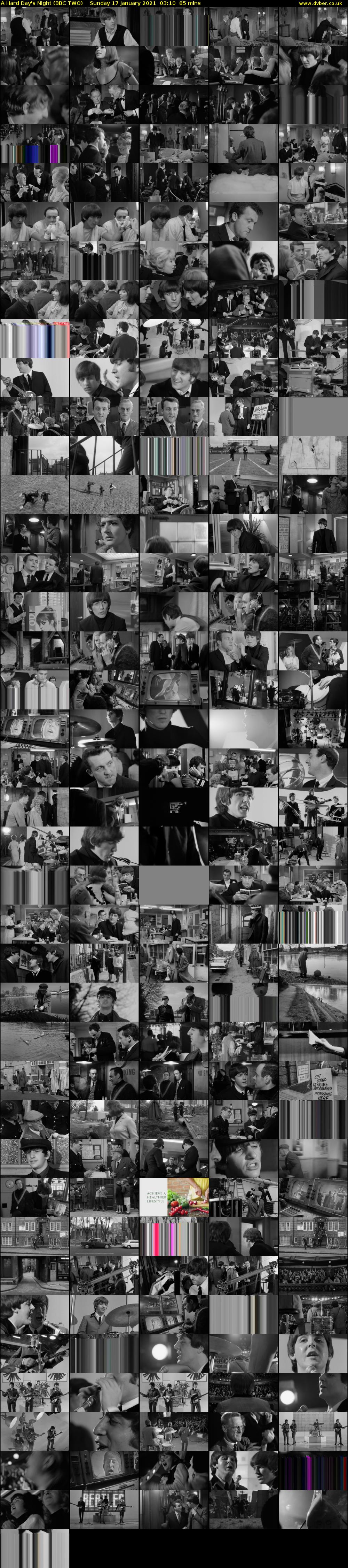 A Hard Day's Night (BBC TWO) Sunday 17 January 2021 03:10 - 04:35
