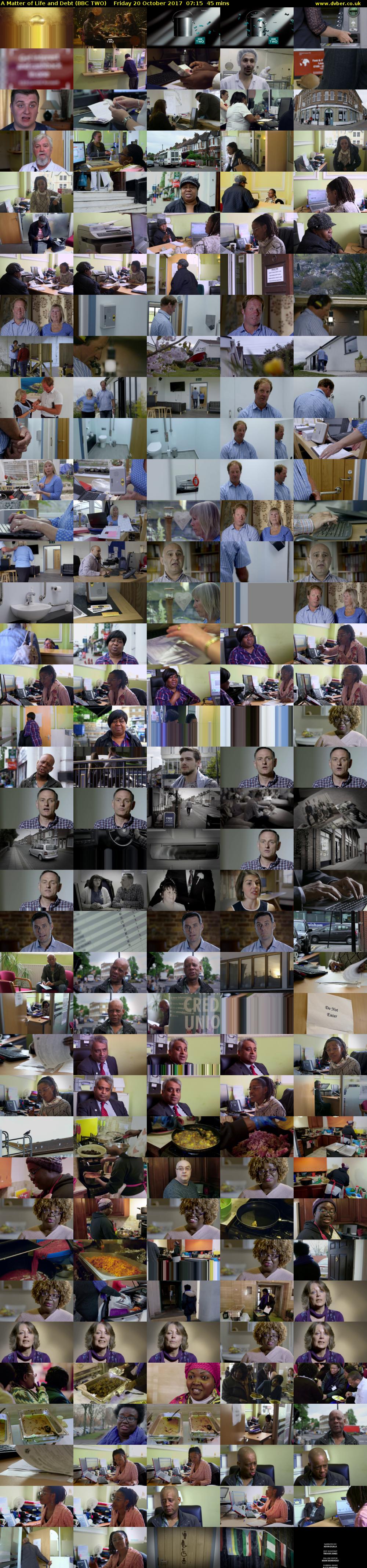 A Matter of Life and Debt (BBC TWO) Friday 20 October 2017 07:15 - 08:00