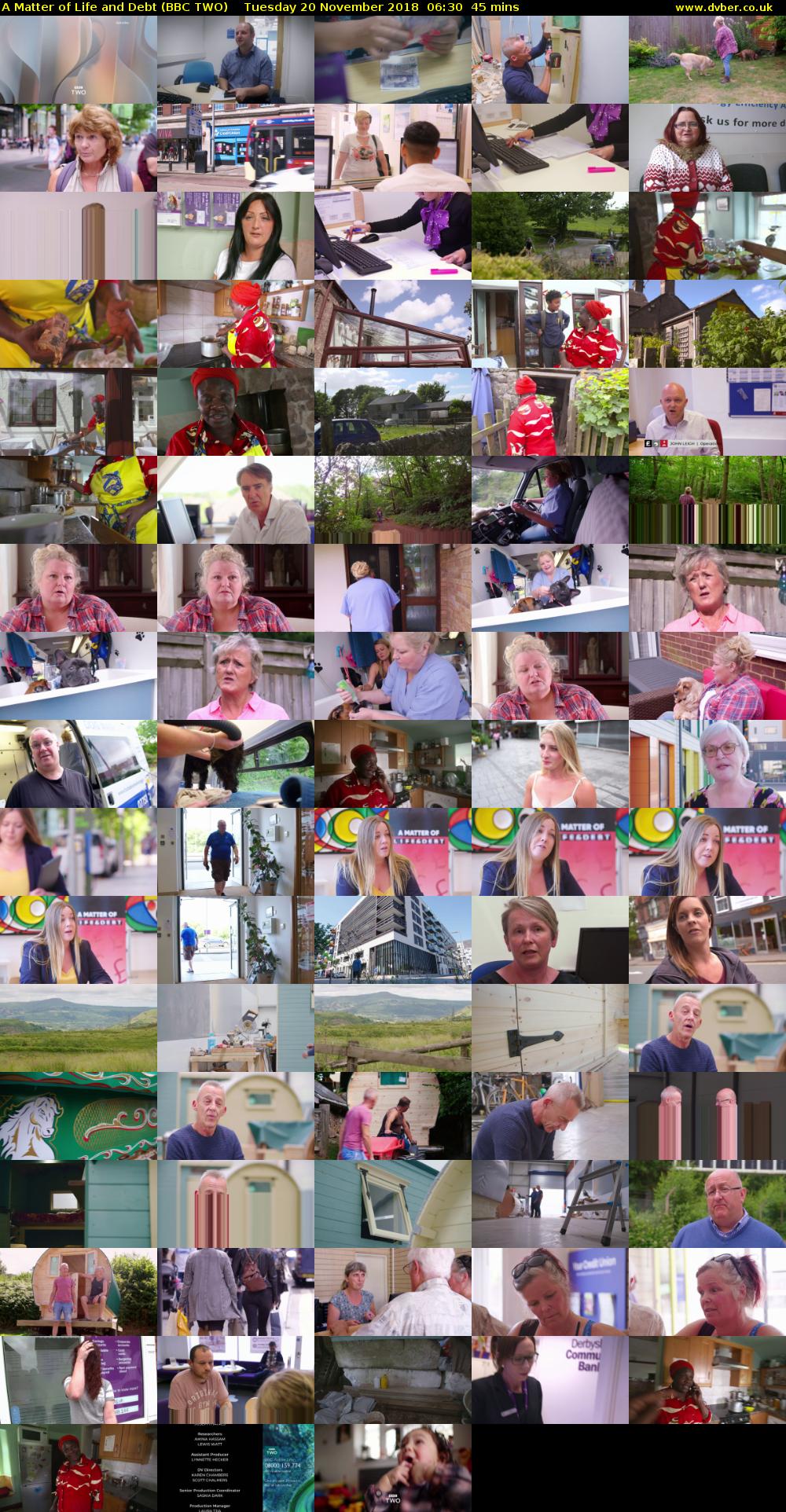 A Matter of Life and Debt (BBC TWO) Tuesday 20 November 2018 06:30 - 07:15
