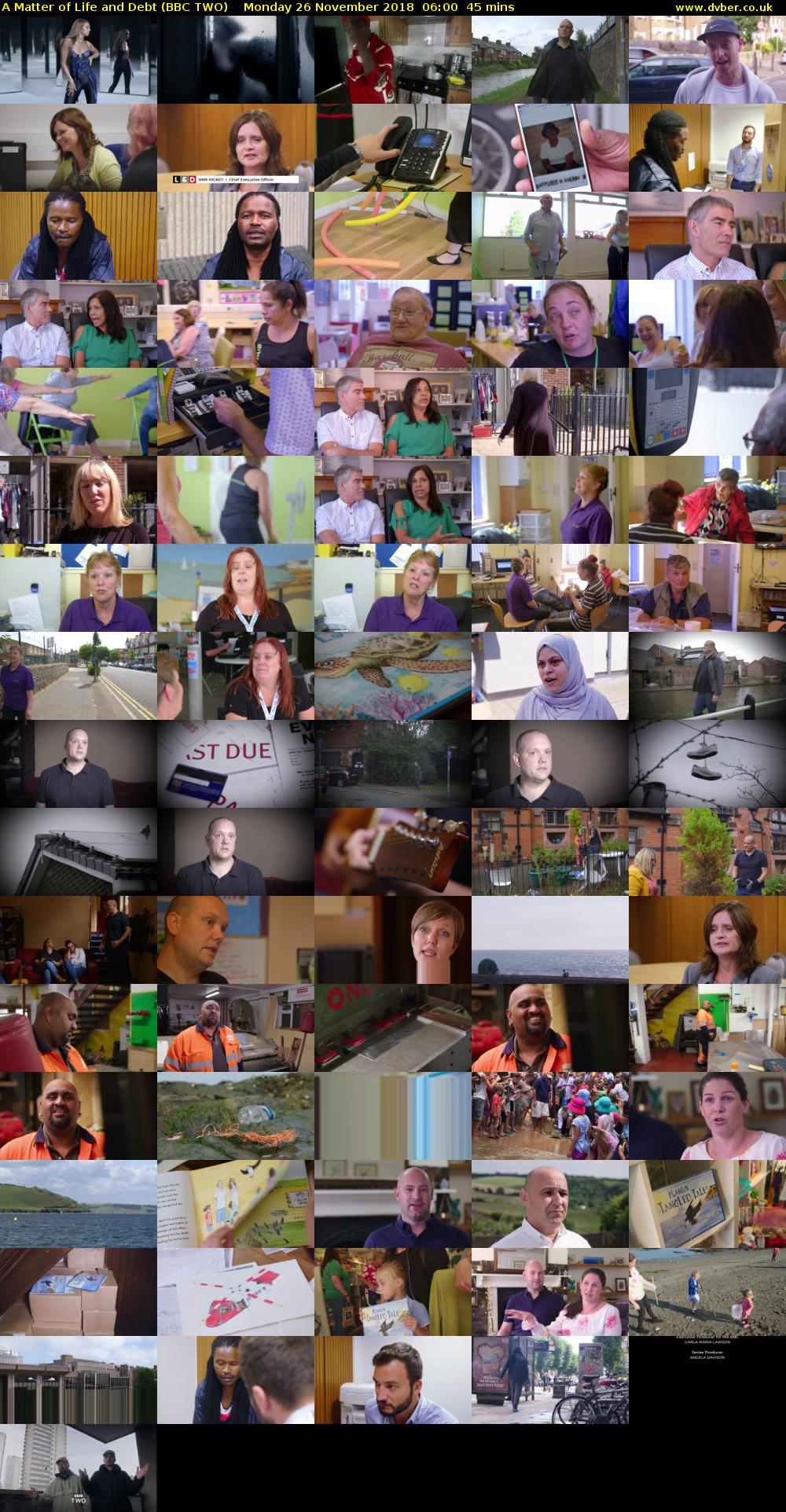 A Matter of Life and Debt (BBC TWO) Monday 26 November 2018 06:00 - 06:45