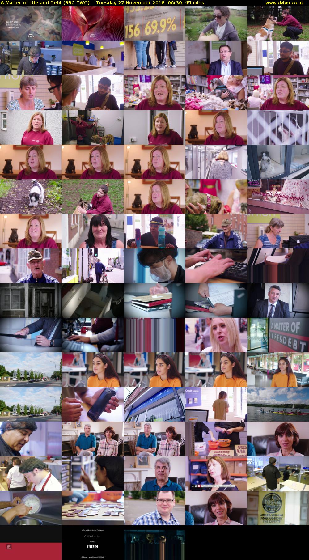 A Matter of Life and Debt (BBC TWO) Tuesday 27 November 2018 06:30 - 07:15
