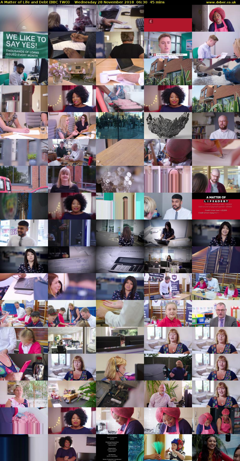 A Matter of Life and Debt (BBC TWO) Wednesday 28 November 2018 06:30 - 07:15