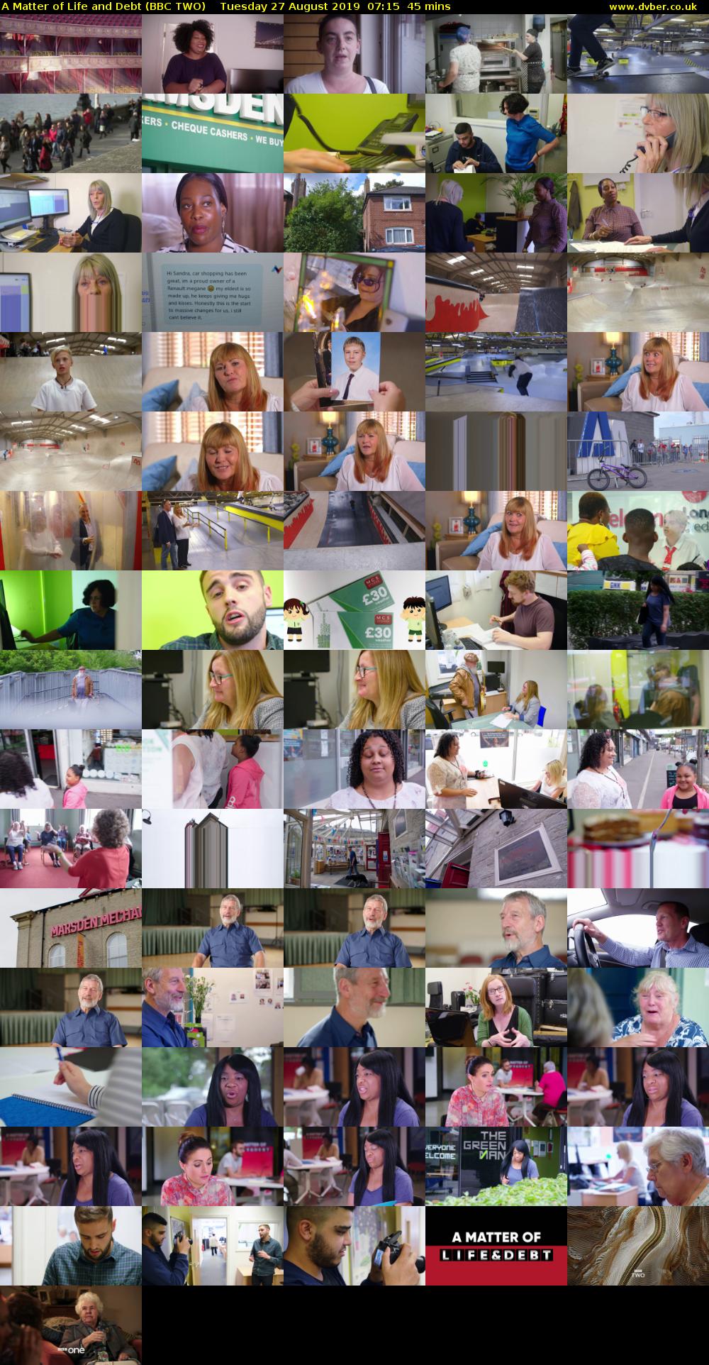 A Matter of Life and Debt (BBC TWO) Tuesday 27 August 2019 07:15 - 08:00