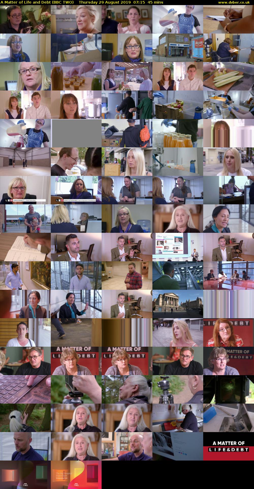 A Matter of Life and Debt (BBC TWO) Thursday 29 August 2019 07:15 - 08:00