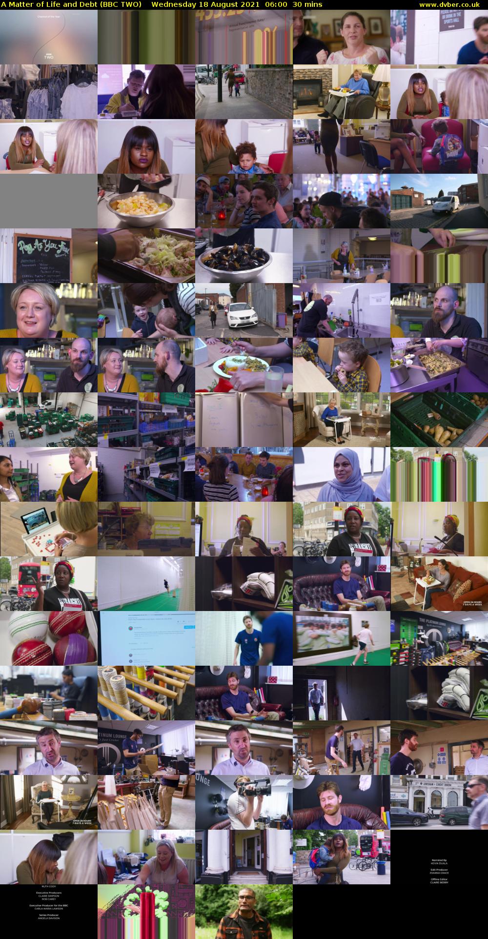 A Matter of Life and Debt (BBC TWO) Wednesday 18 August 2021 06:00 - 06:30