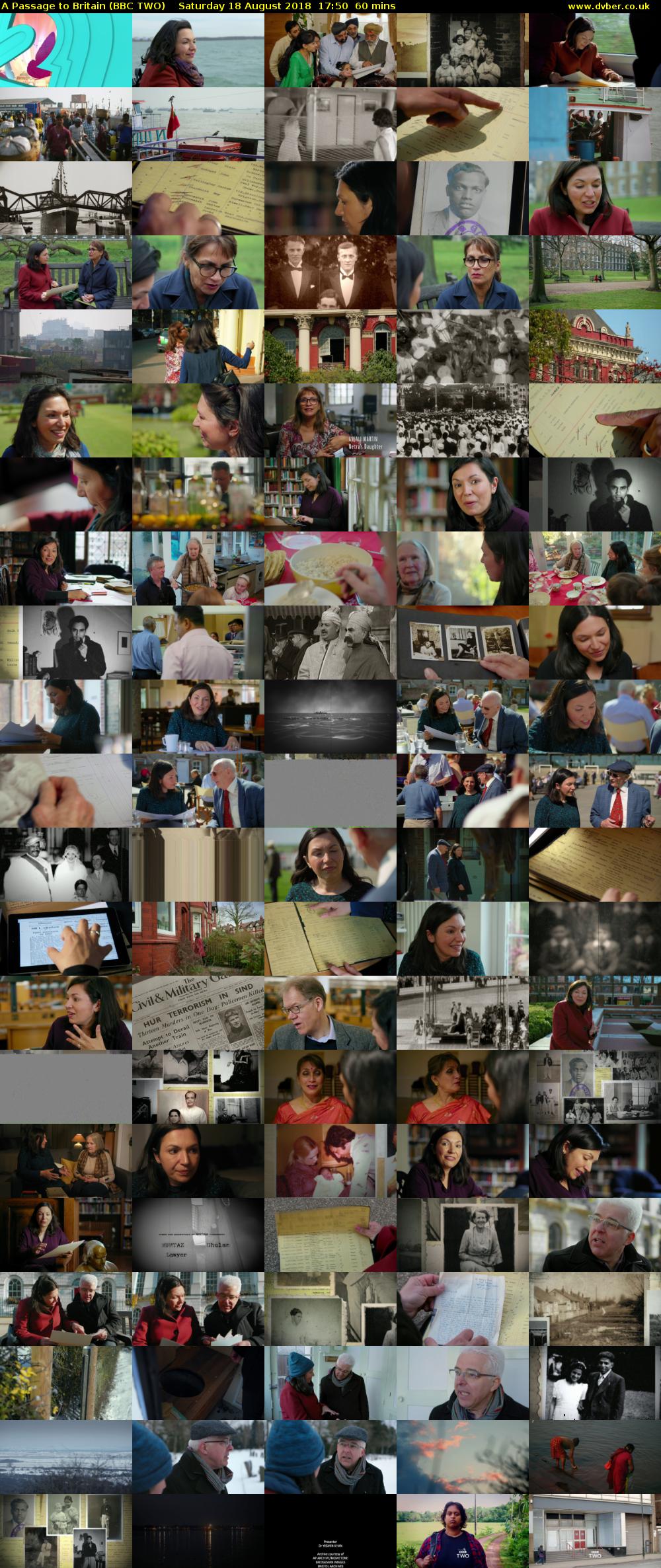 A Passage to Britain (BBC TWO) Saturday 18 August 2018 17:50 - 18:50