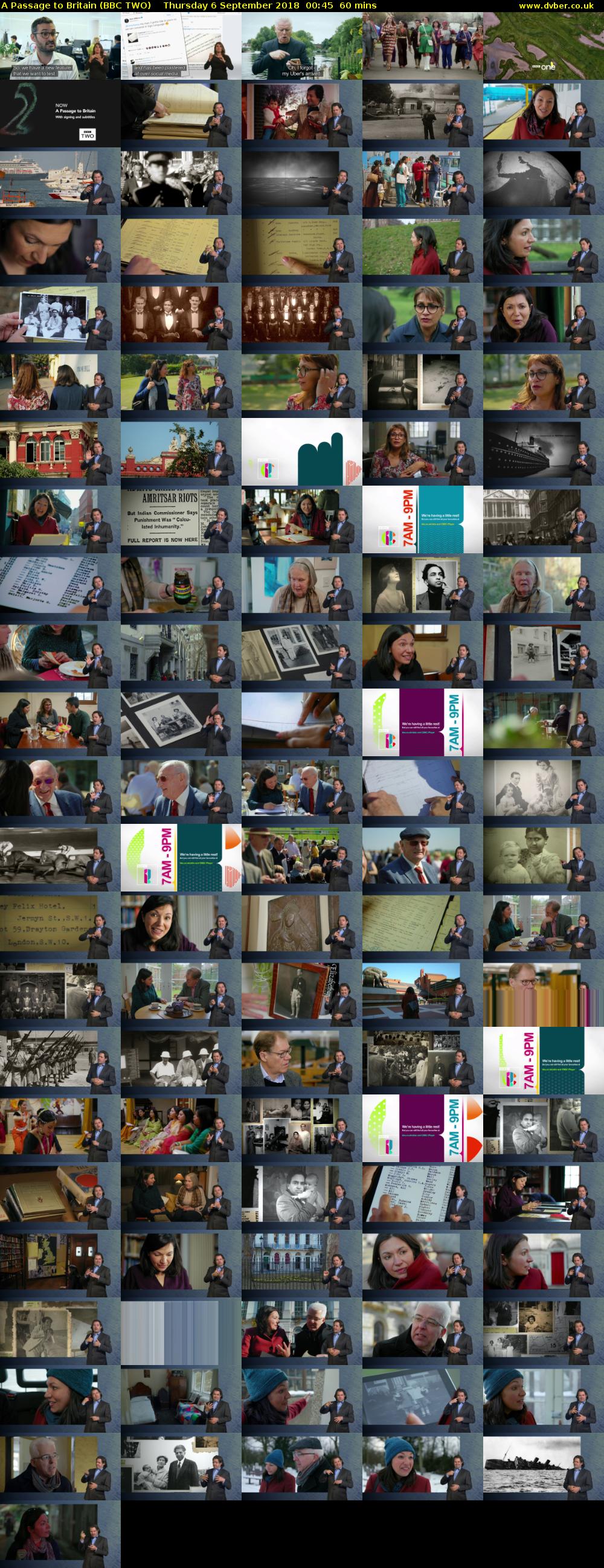 A Passage to Britain (BBC TWO) Thursday 6 September 2018 00:45 - 01:45