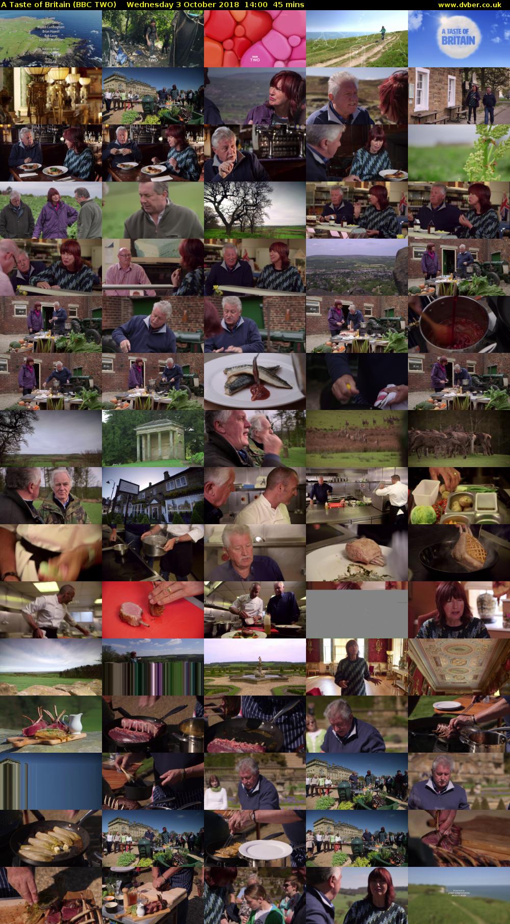 A Taste of Britain (BBC TWO) Wednesday 3 October 2018 14:00 - 14:45