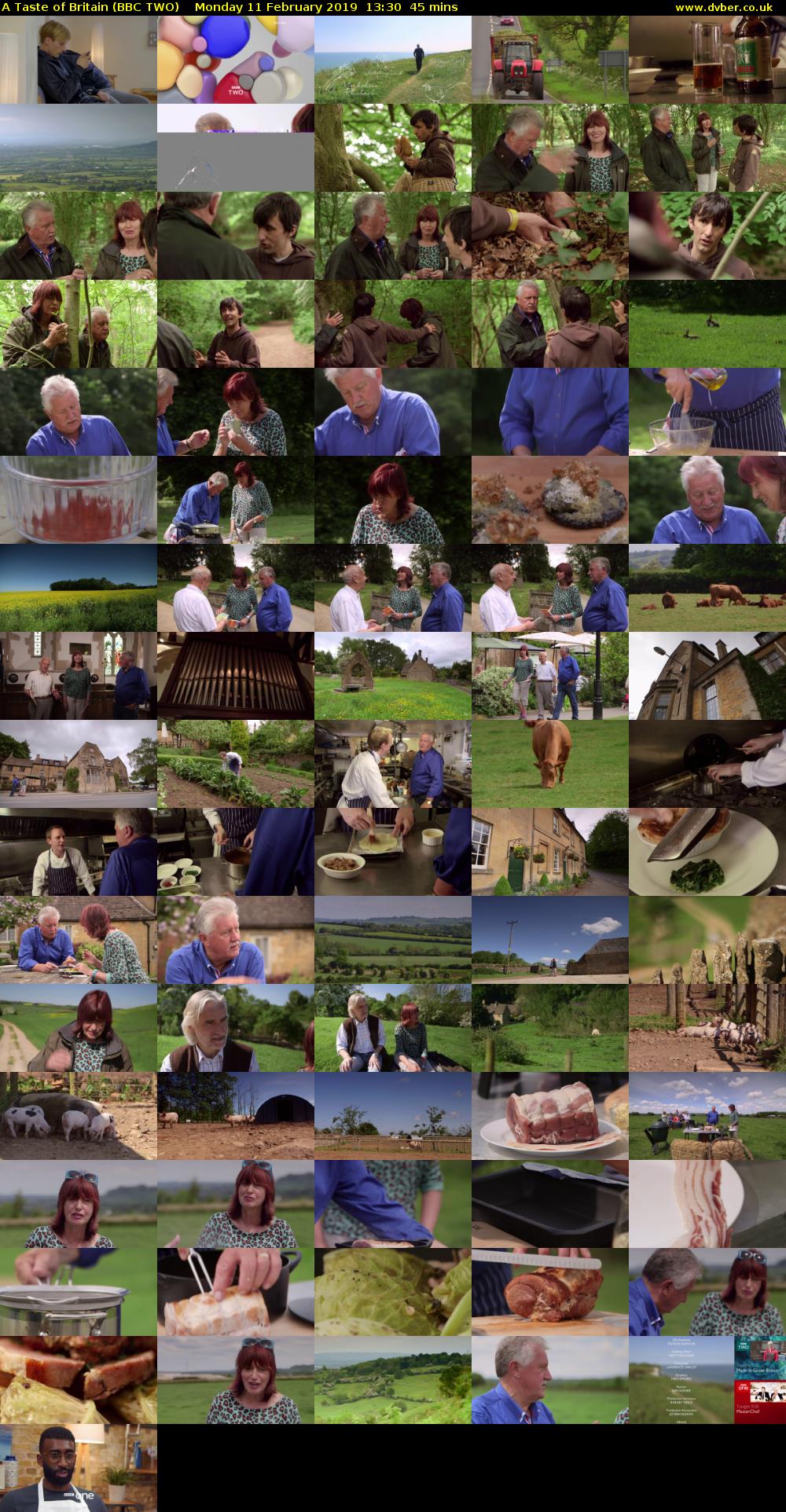 A Taste of Britain (BBC TWO) Monday 11 February 2019 13:30 - 14:15