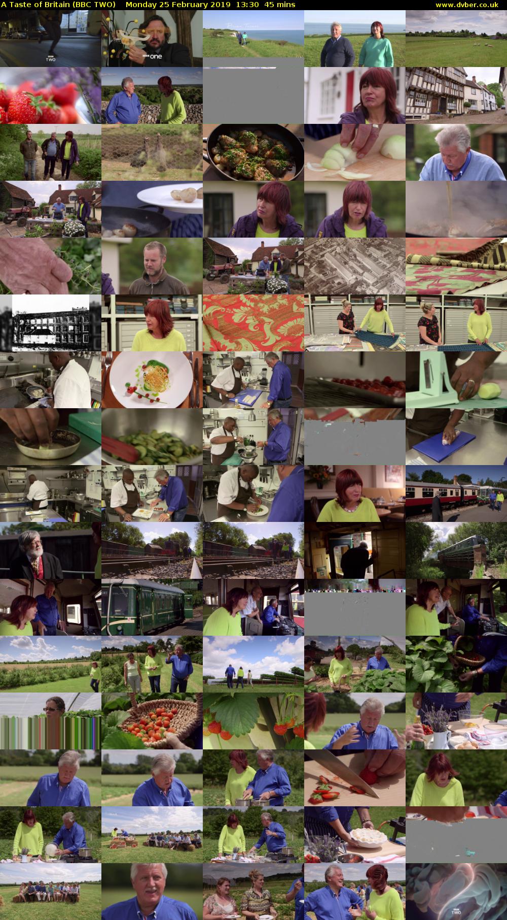 A Taste of Britain (BBC TWO) Monday 25 February 2019 13:30 - 14:15
