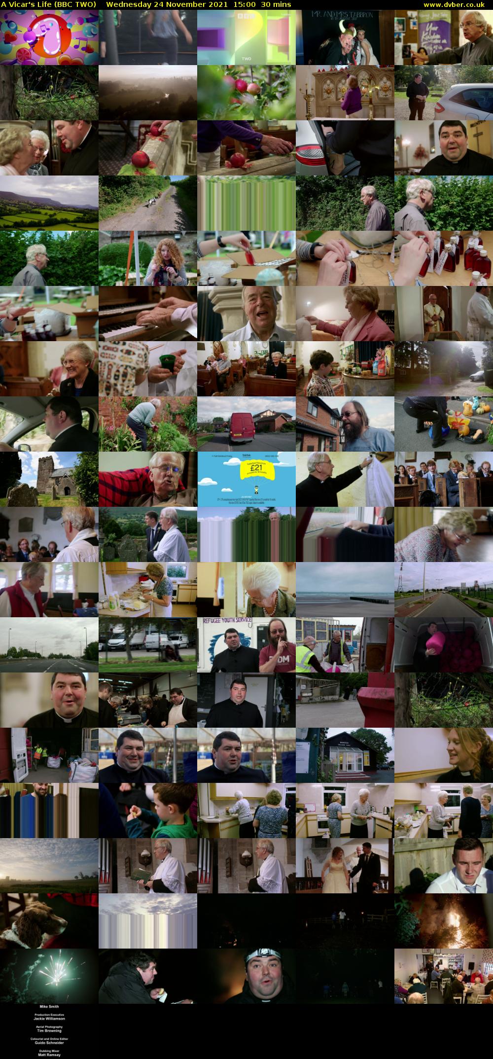 A Vicar's Life (BBC TWO) Wednesday 24 November 2021 15:00 - 15:30
