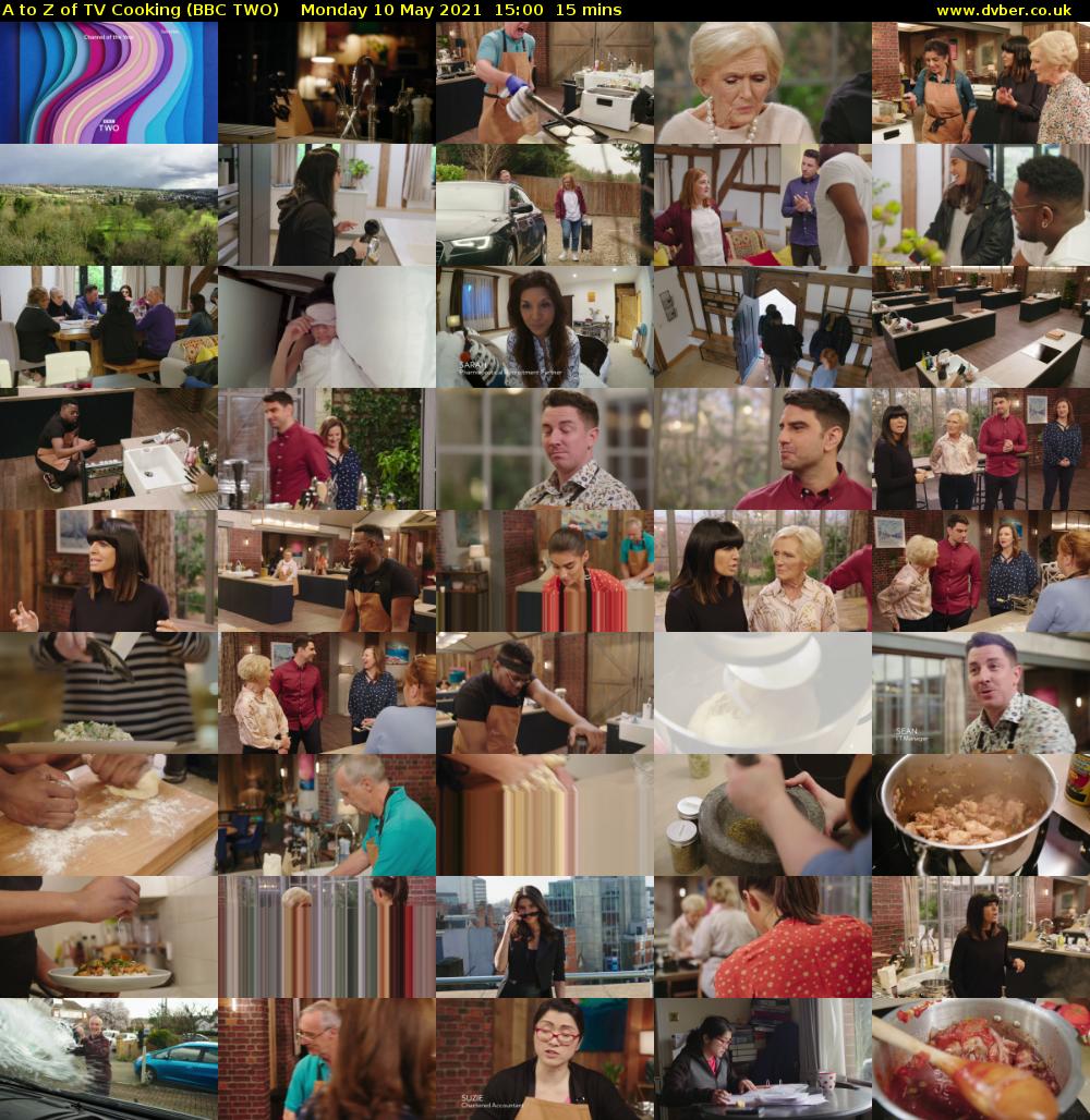 A to Z of TV Cooking (BBC TWO) Monday 10 May 2021 15:00 - 15:15