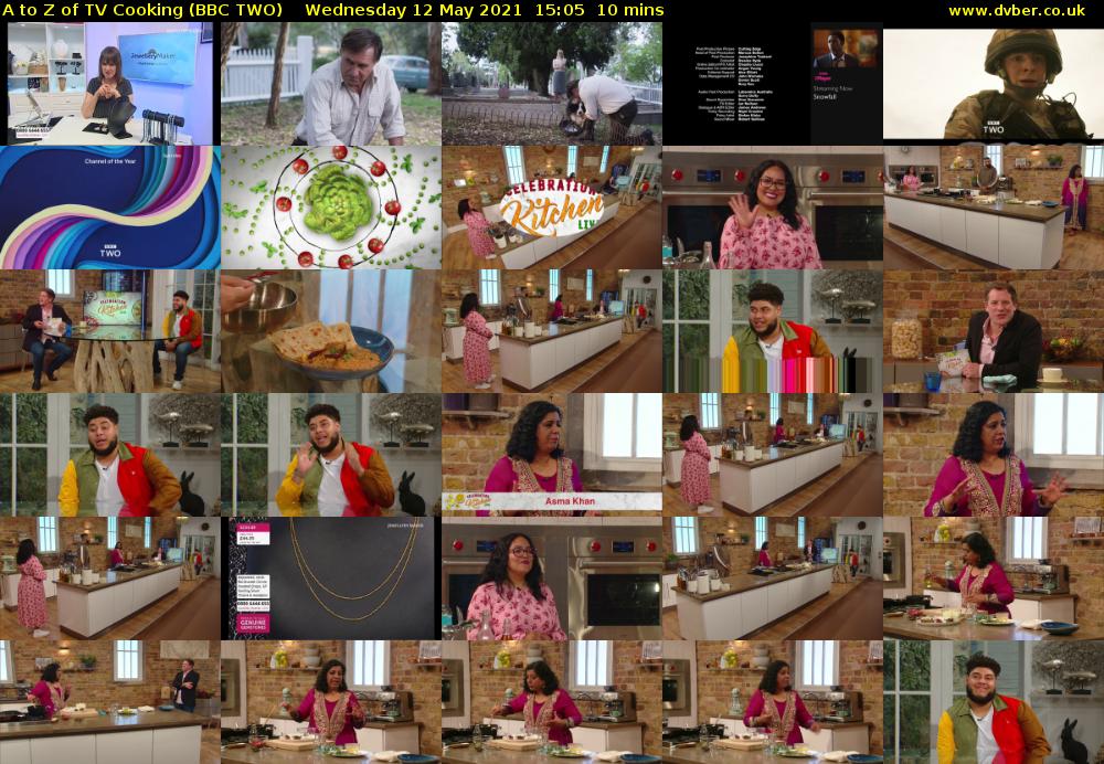 A to Z of TV Cooking (BBC TWO) Wednesday 12 May 2021 15:05 - 15:15
