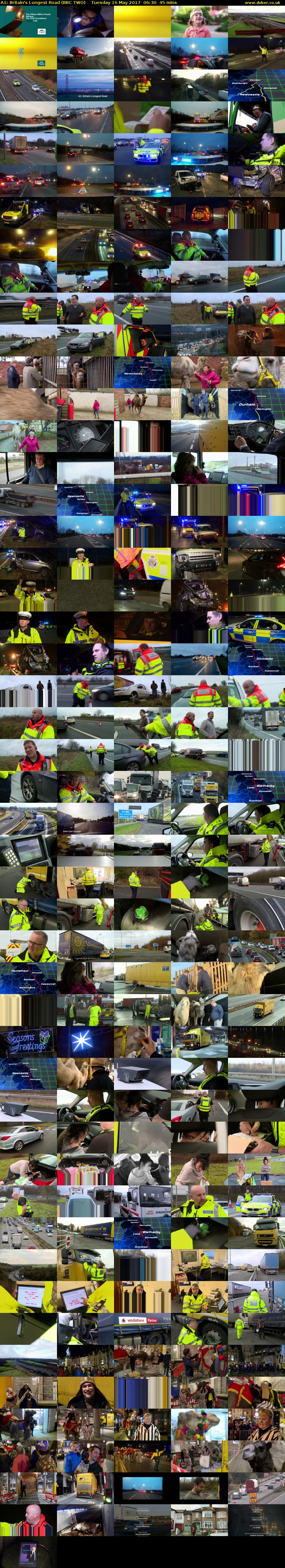 A1: Britain's Longest Road (BBC TWO) Tuesday 16 May 2017 06:30 - 07:15