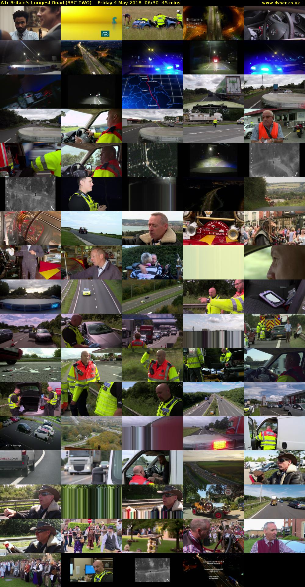 A1: Britain's Longest Road (BBC TWO) Friday 4 May 2018 06:30 - 07:15