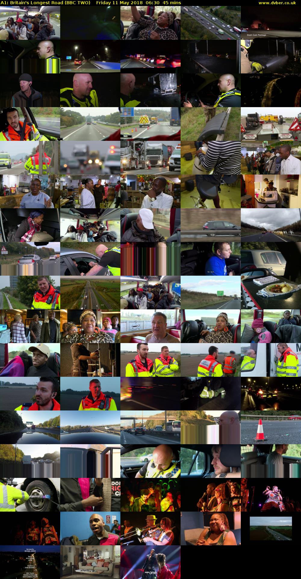 A1: Britain's Longest Road (BBC TWO) Friday 11 May 2018 06:30 - 07:15