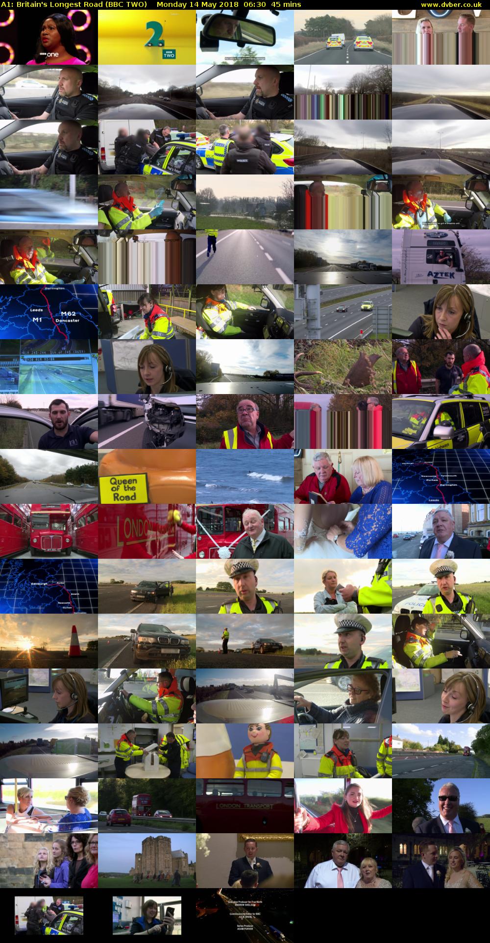 A1: Britain's Longest Road (BBC TWO) Monday 14 May 2018 06:30 - 07:15